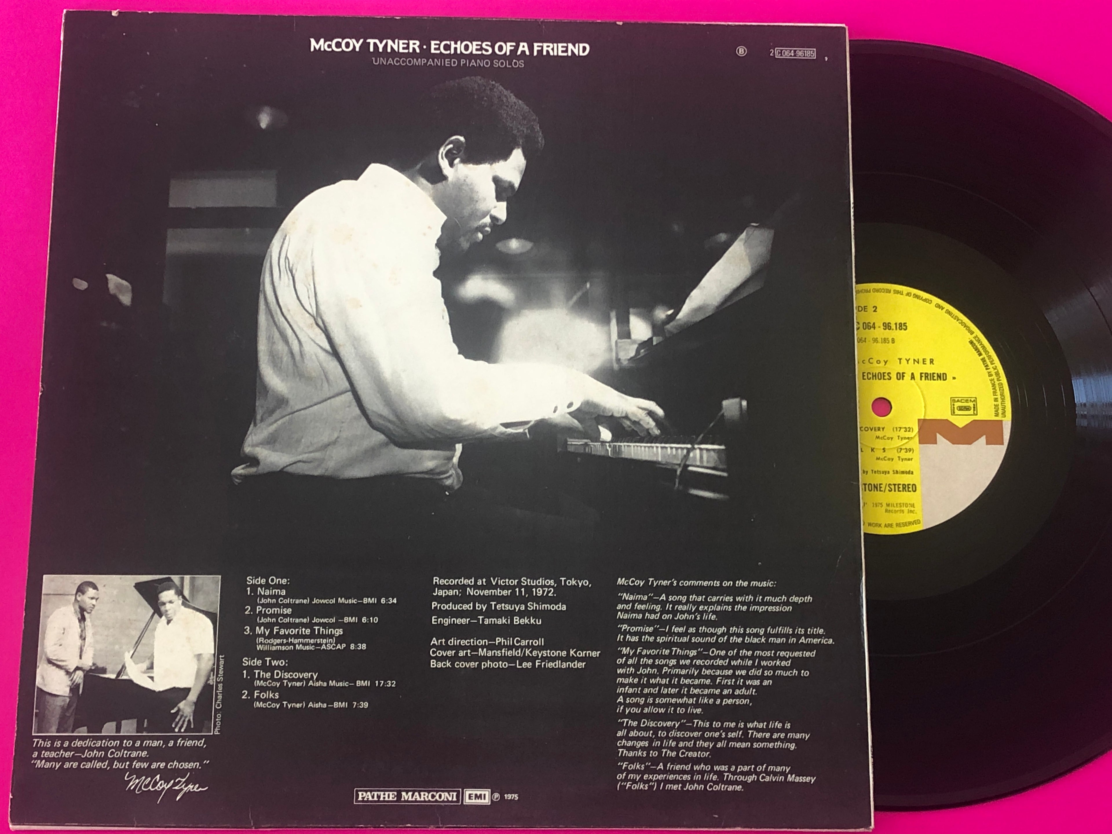 McCoy Tyner : Echoes Of A Friend (LP, Album)