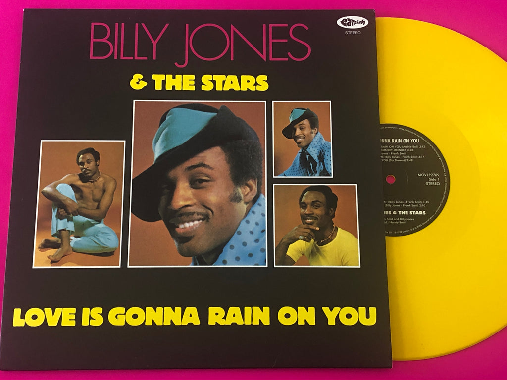 Billy Jones (3) & The Twinkle Stars : Love Is Gonna Rain On You (LP, Album, RSD, Ltd, Num, RE, Yel)