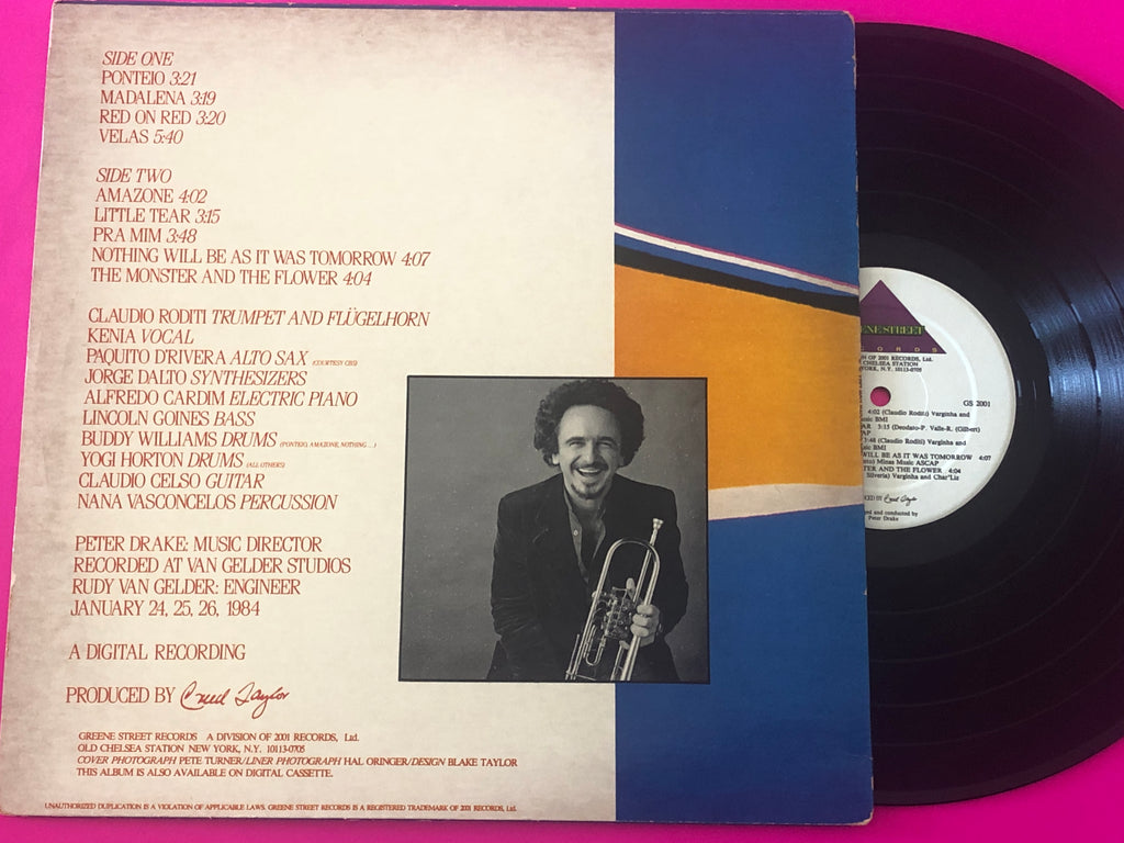 Claudio Roditi W / Kenia : Red On Red (LP, Album)