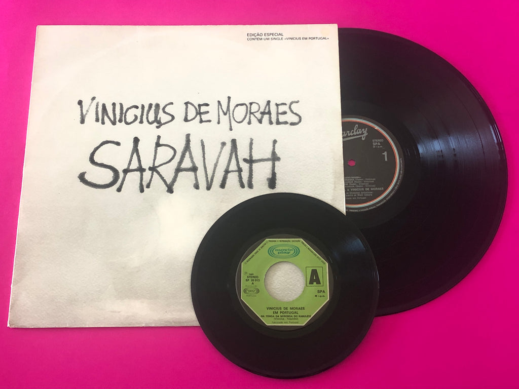 Baden Powell & Vinicius De Moraes : Saravah (LP, Album, RE, S/Edition + 7", Single)