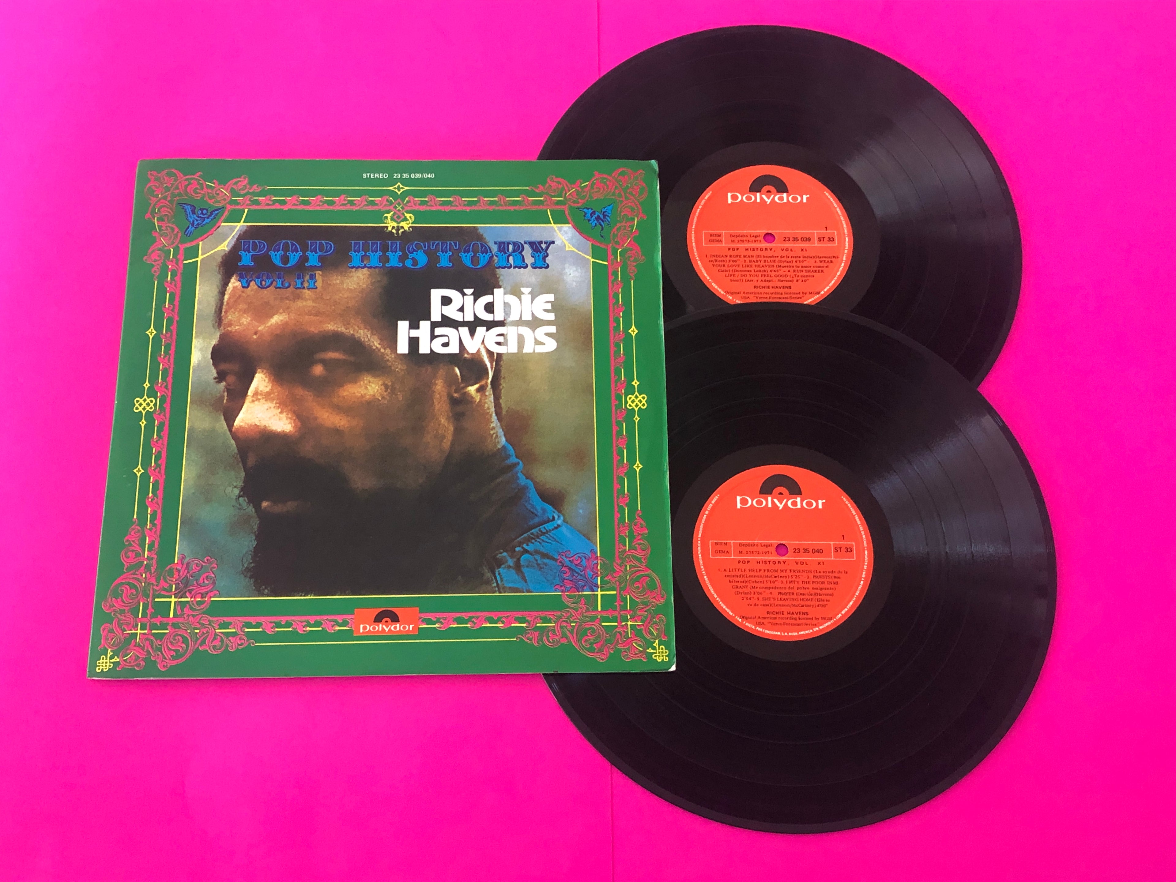 Richie Havens : Pop History Vol. 11 (2xLP, Comp)