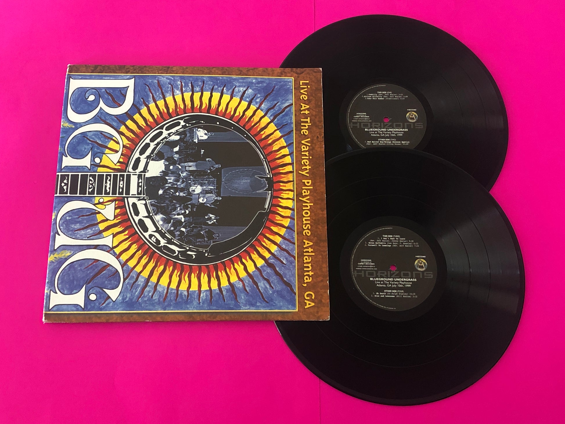 Blueground Undergrass : Live At The Variety Playhouse 7/10/99 (2xLP, Album)