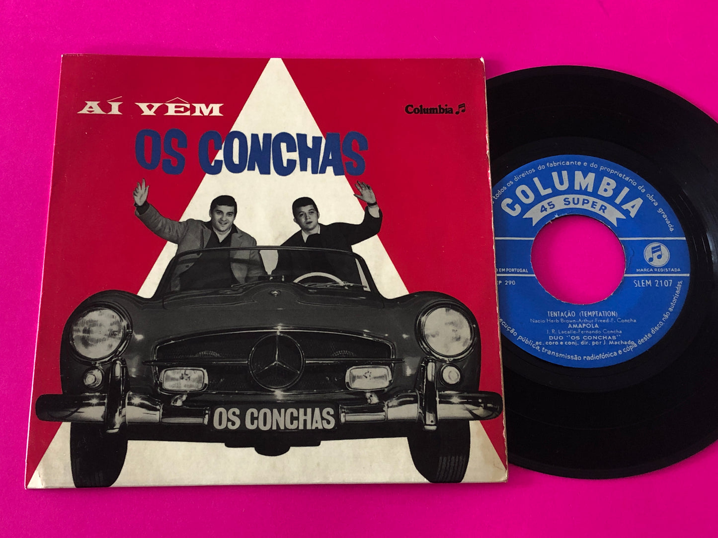 Os Conchas : Aí Vêm Os Conchas (7", EP)