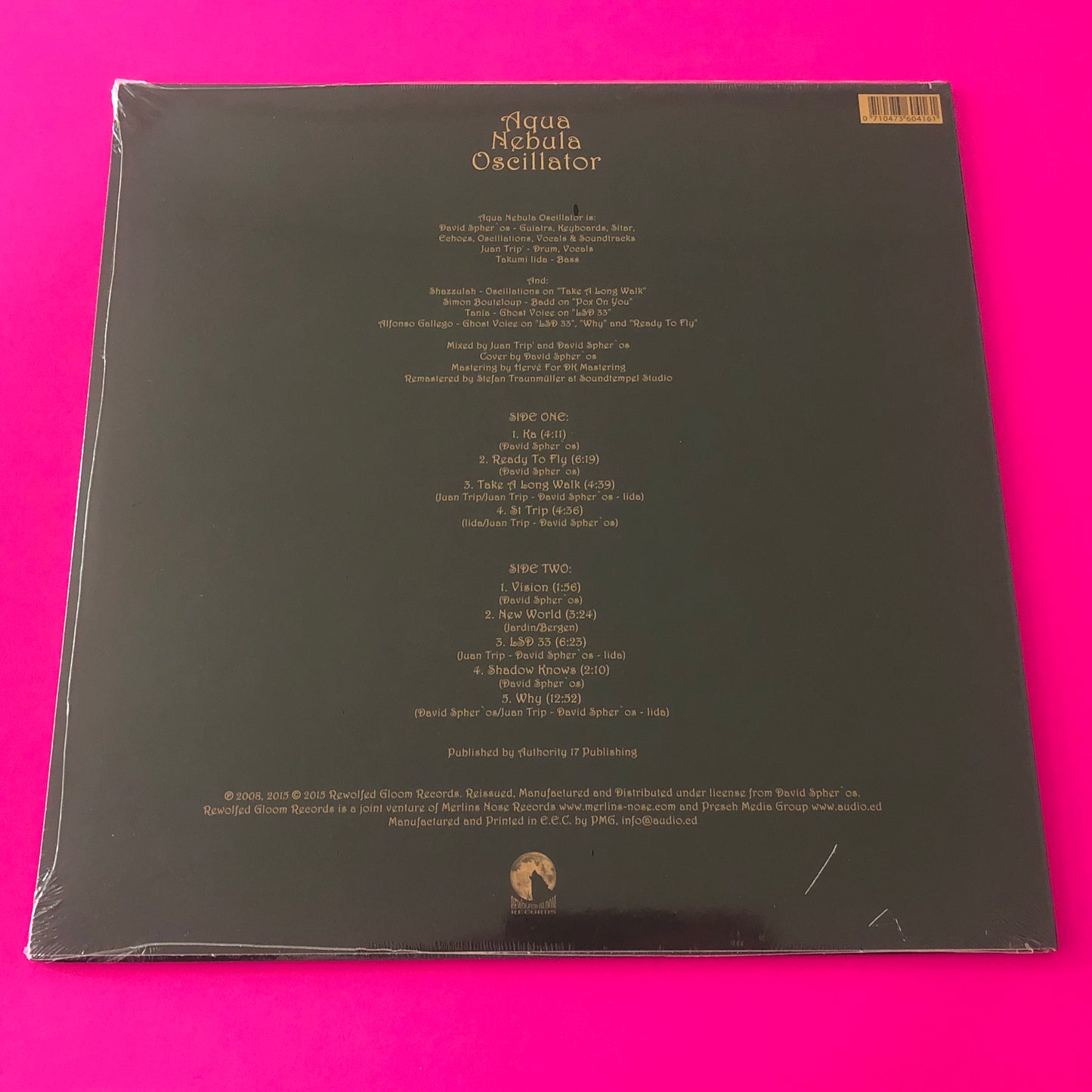 Aqua Nebula Oscillator : Aqua Nebula Oscillator (LP, Album, RE, RM)