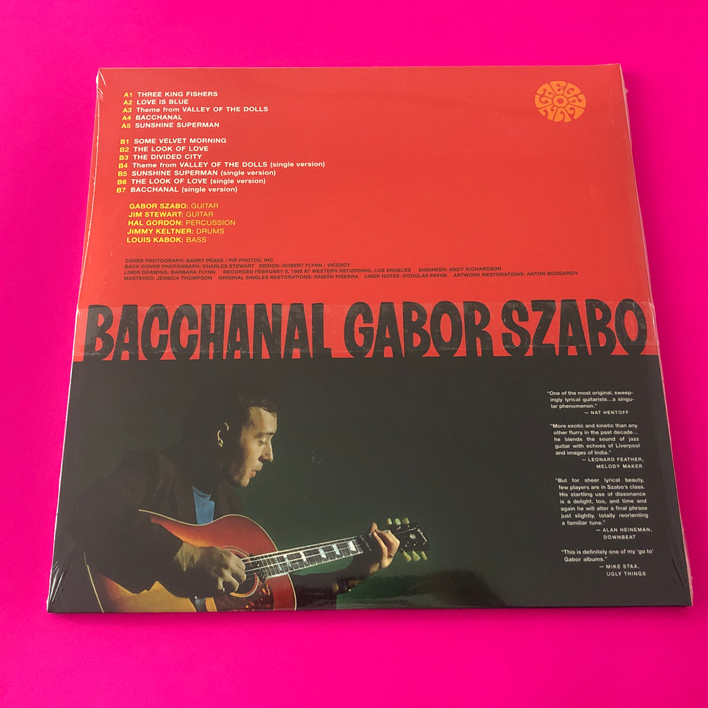 Gabor Szabo : Bacchanal (LP, Album, RE, Gat)
