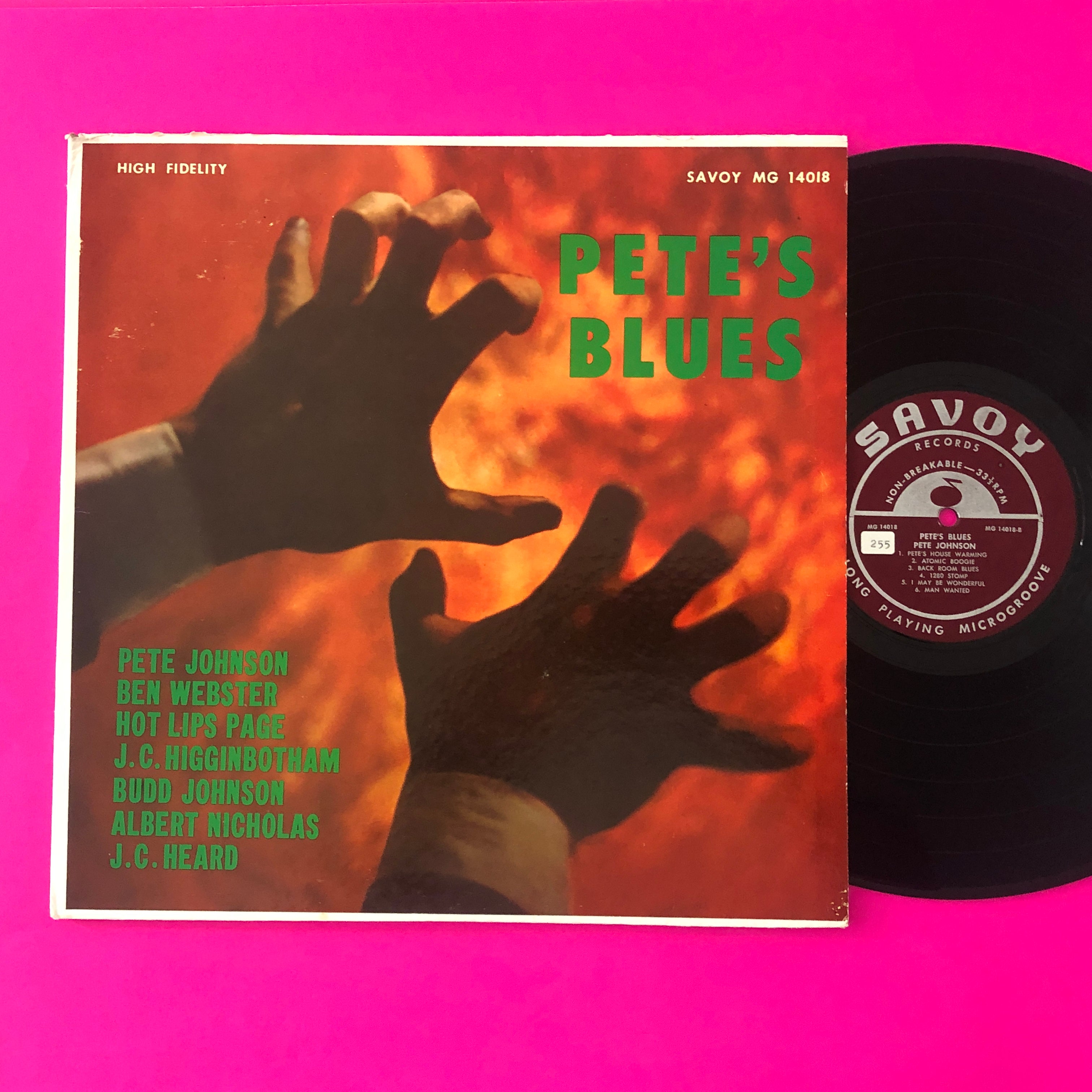 Pete Johnson : Pete's Blues (LP, Album, Mono)