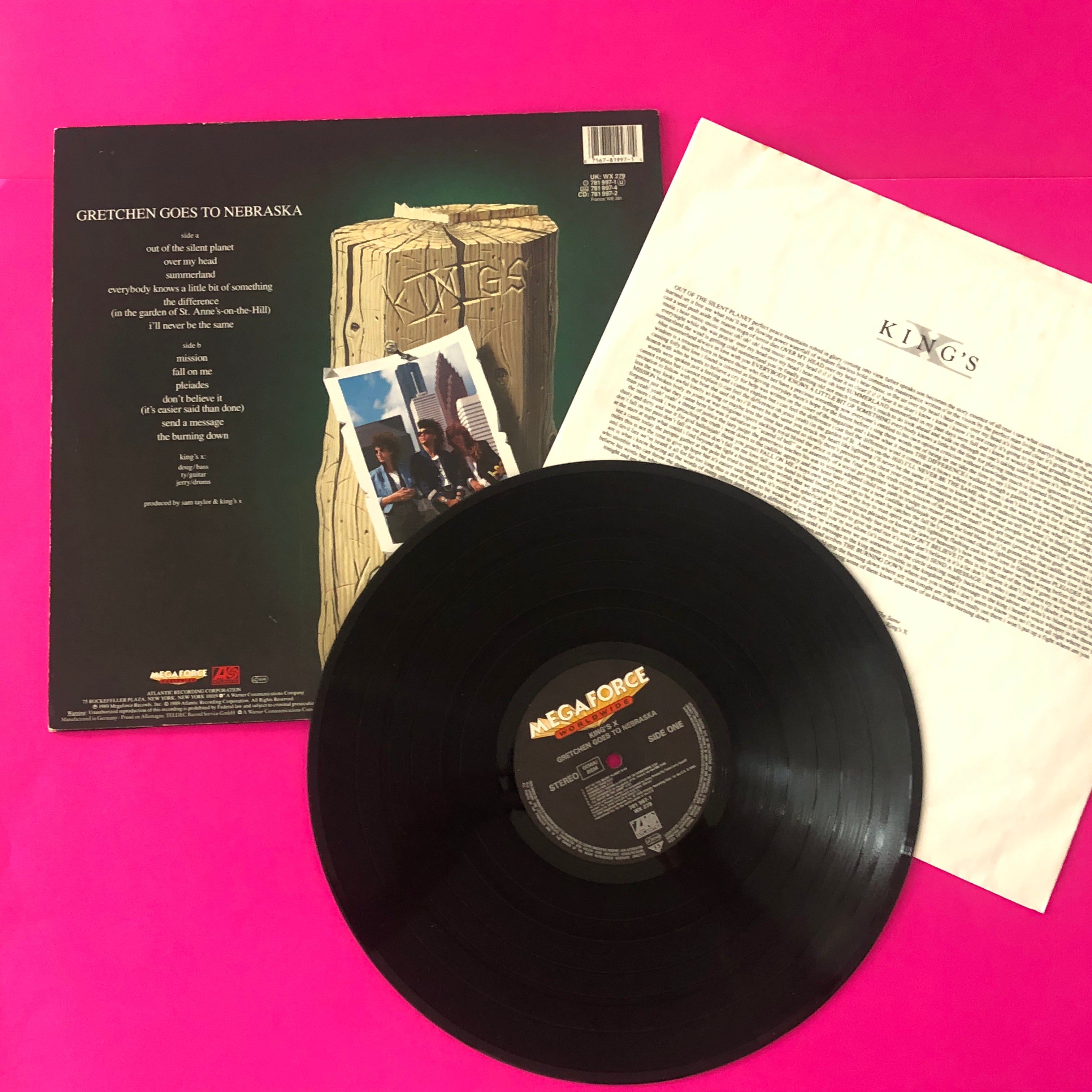 King's X : Gretchen Goes To Nebraska (LP, Album)
