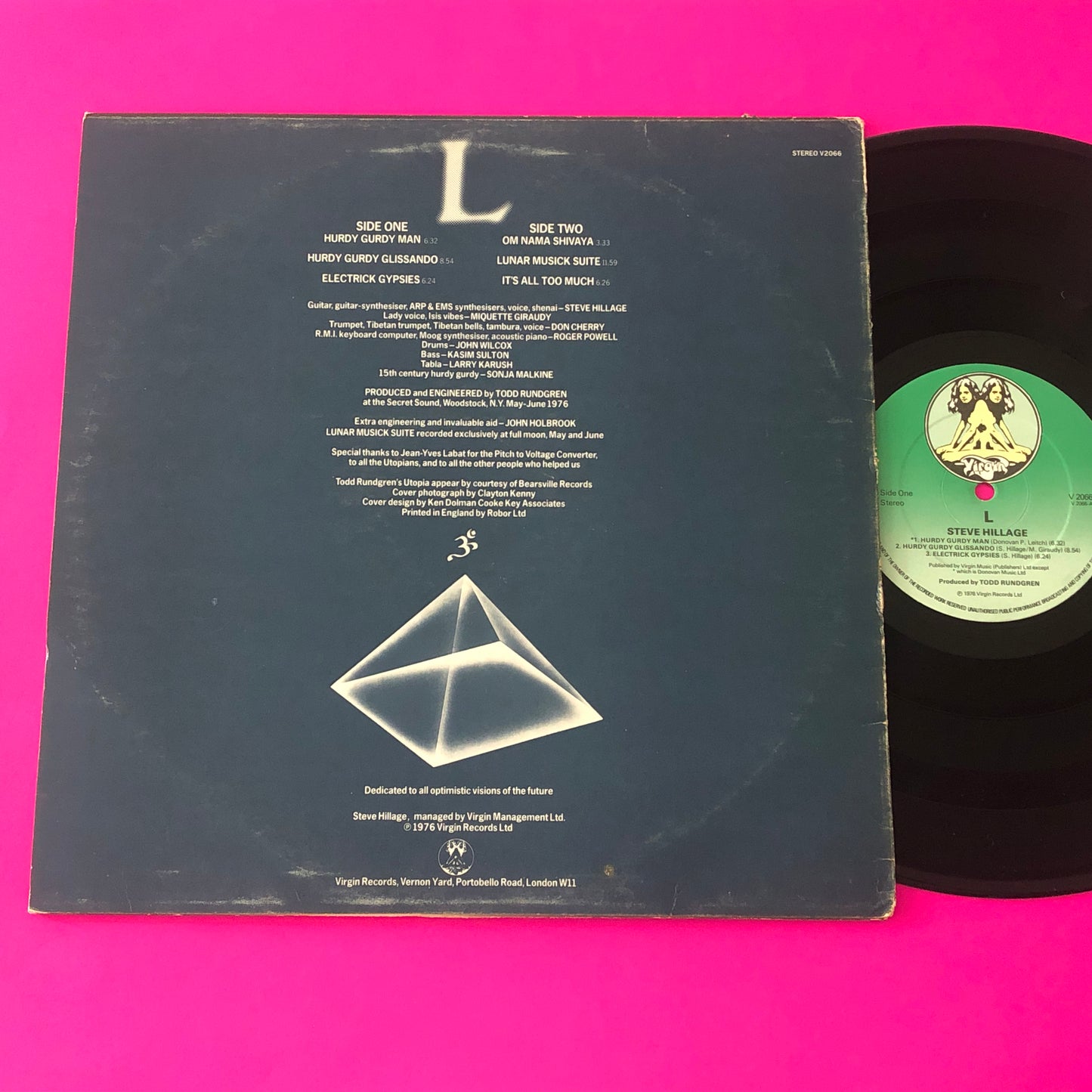 Steve Hillage : L (LP, Album)