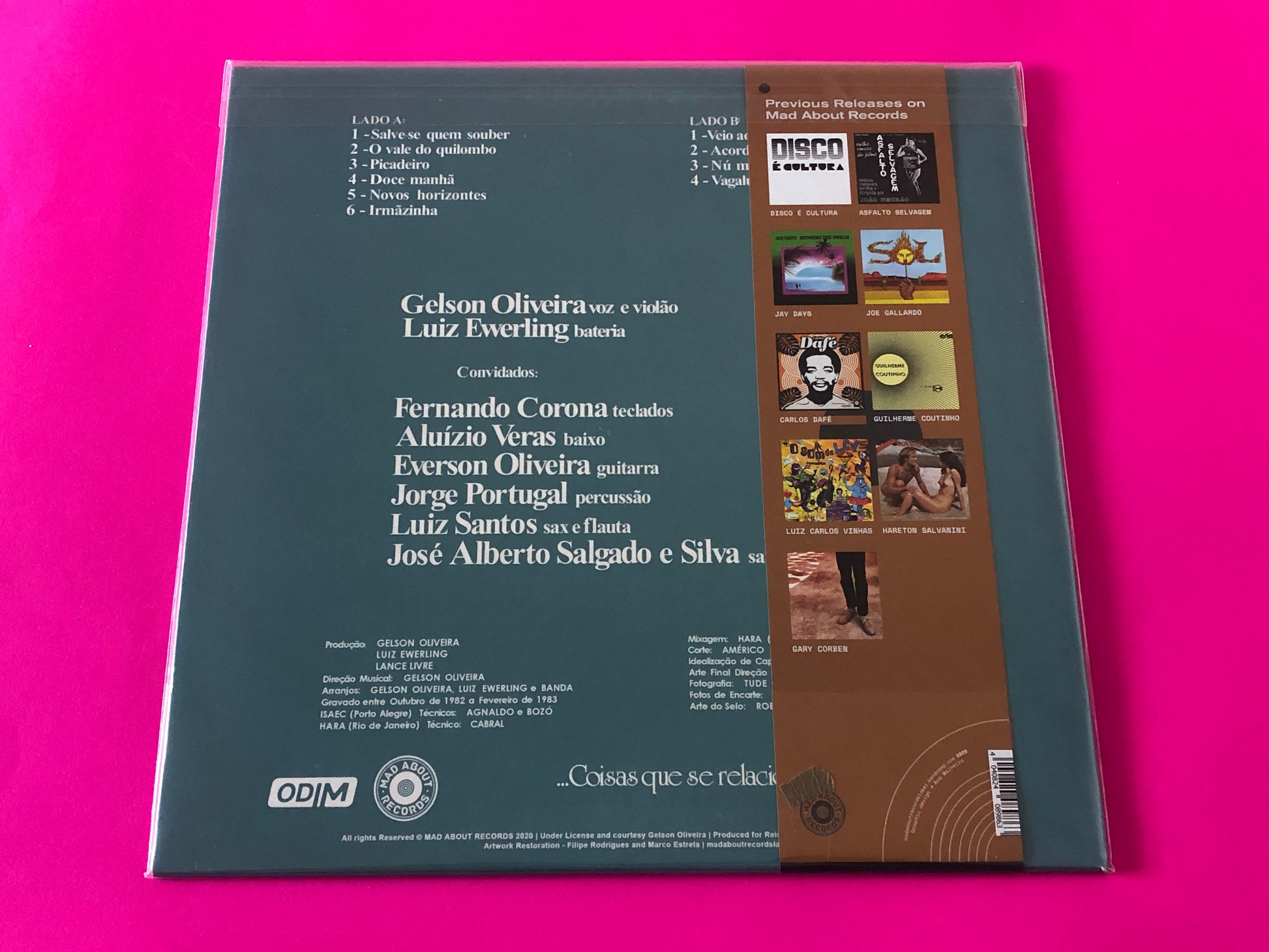 Gelson Oliveira & Luiz Ewerling : Terra (LP, Album, RE, 180)