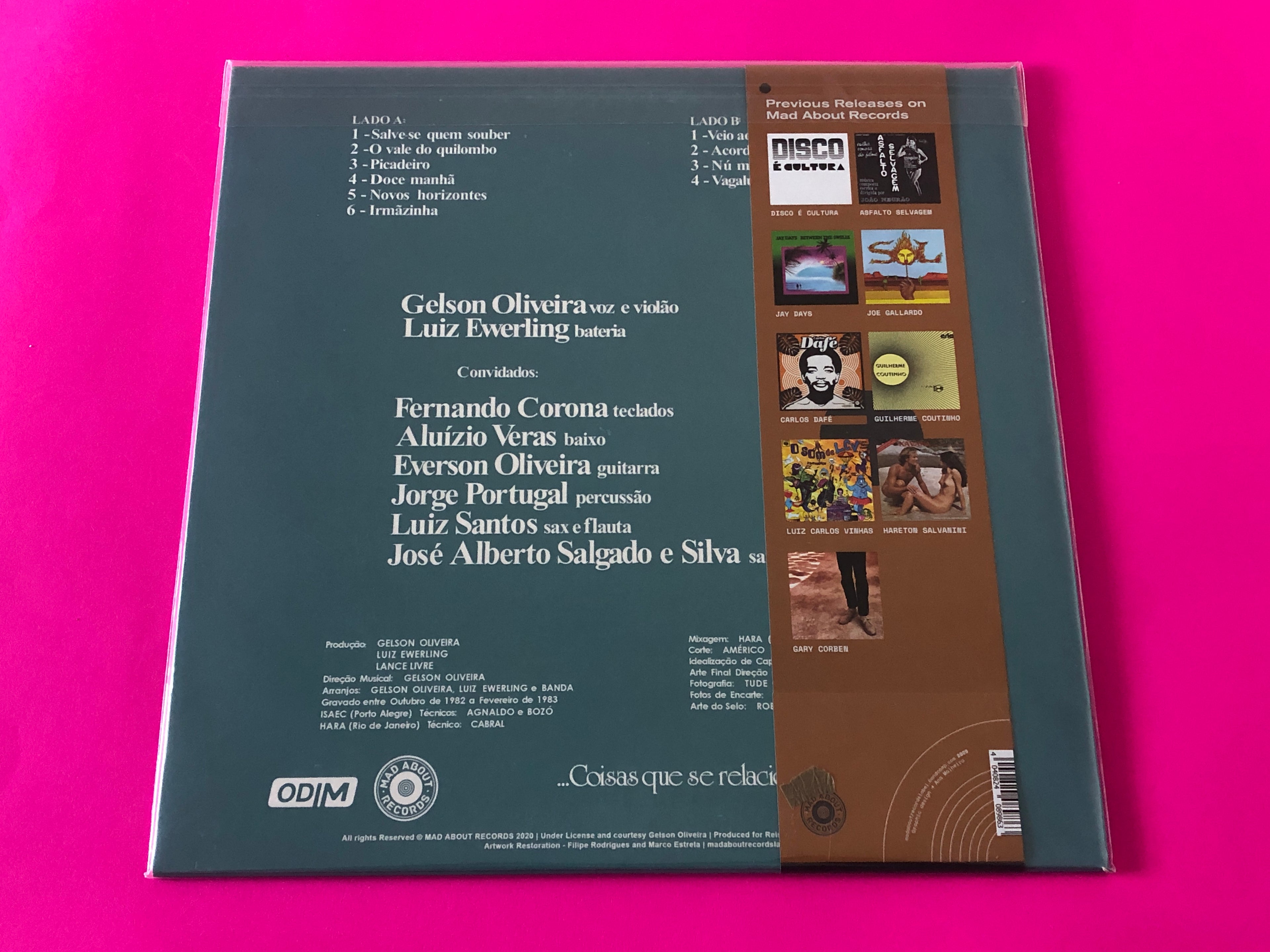 Gelson Oliveira & Luiz Ewerling : Terra (LP, Album, RE, 180)