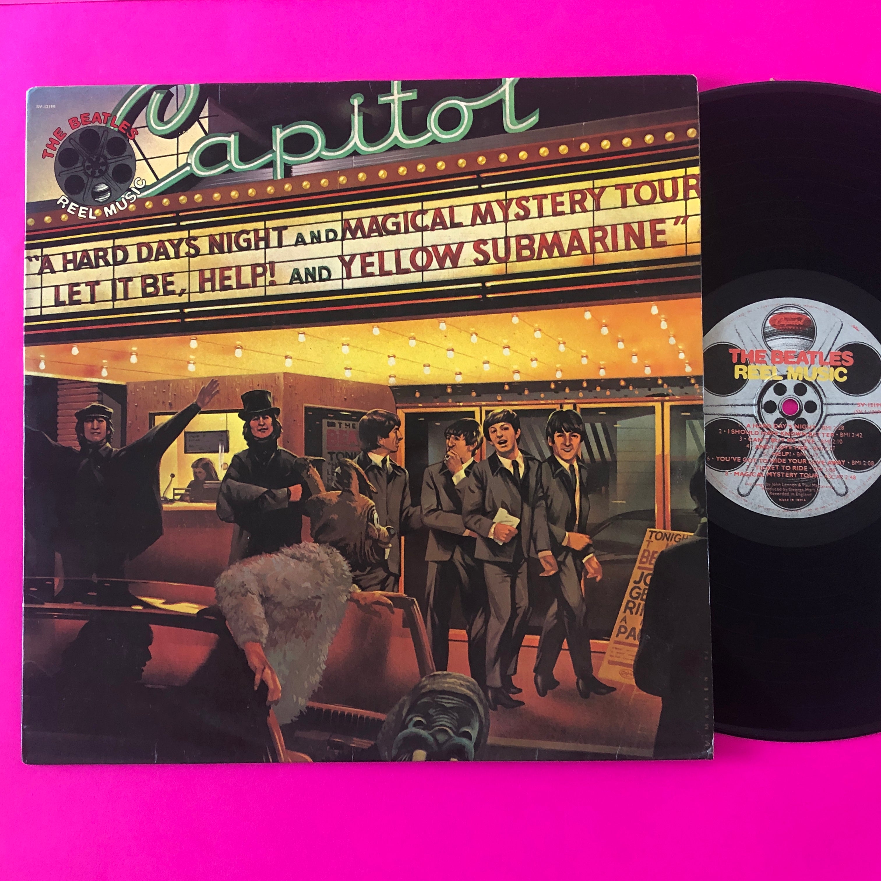 The Beatles : Reel Music (LP, Comp)