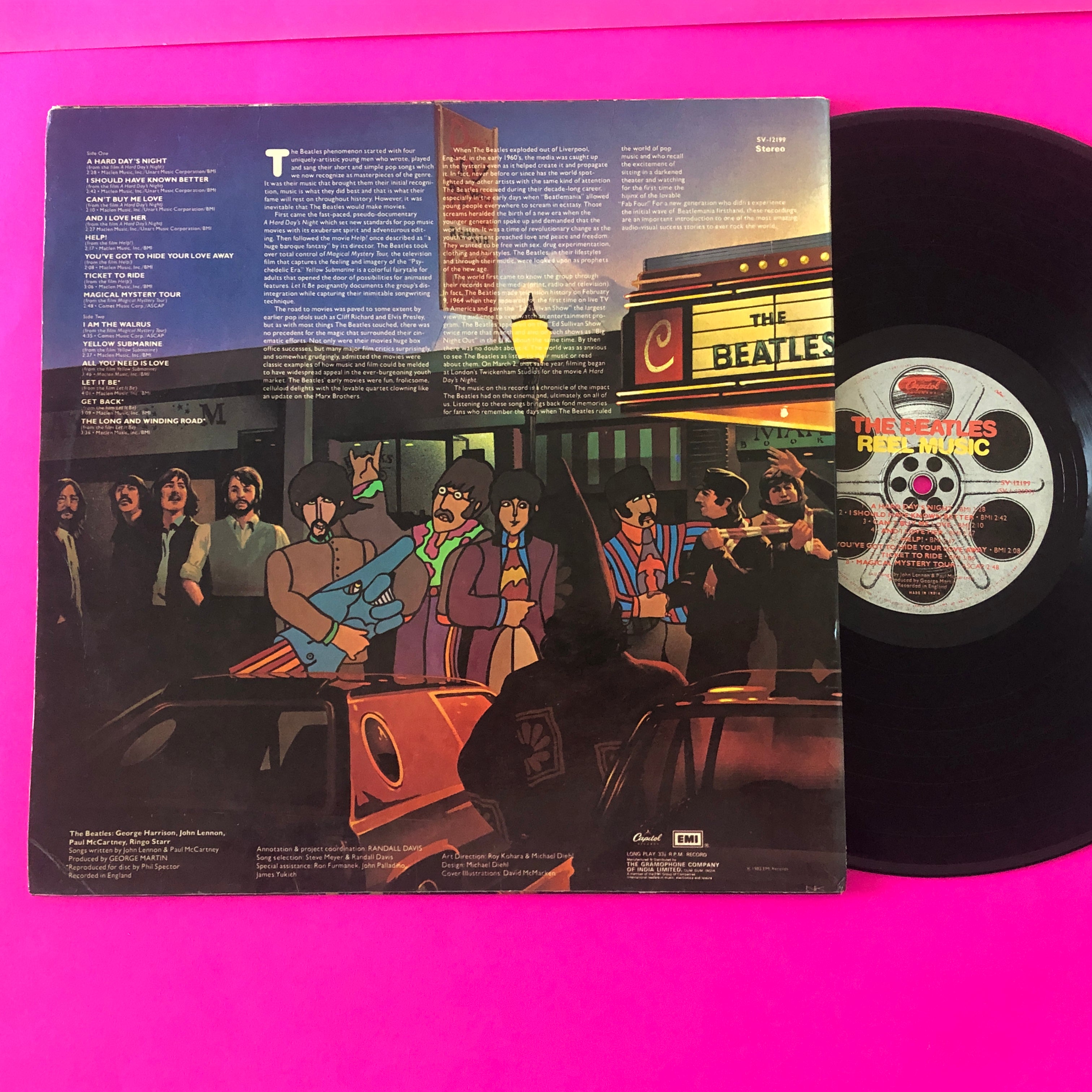 The Beatles : Reel Music (LP, Comp)