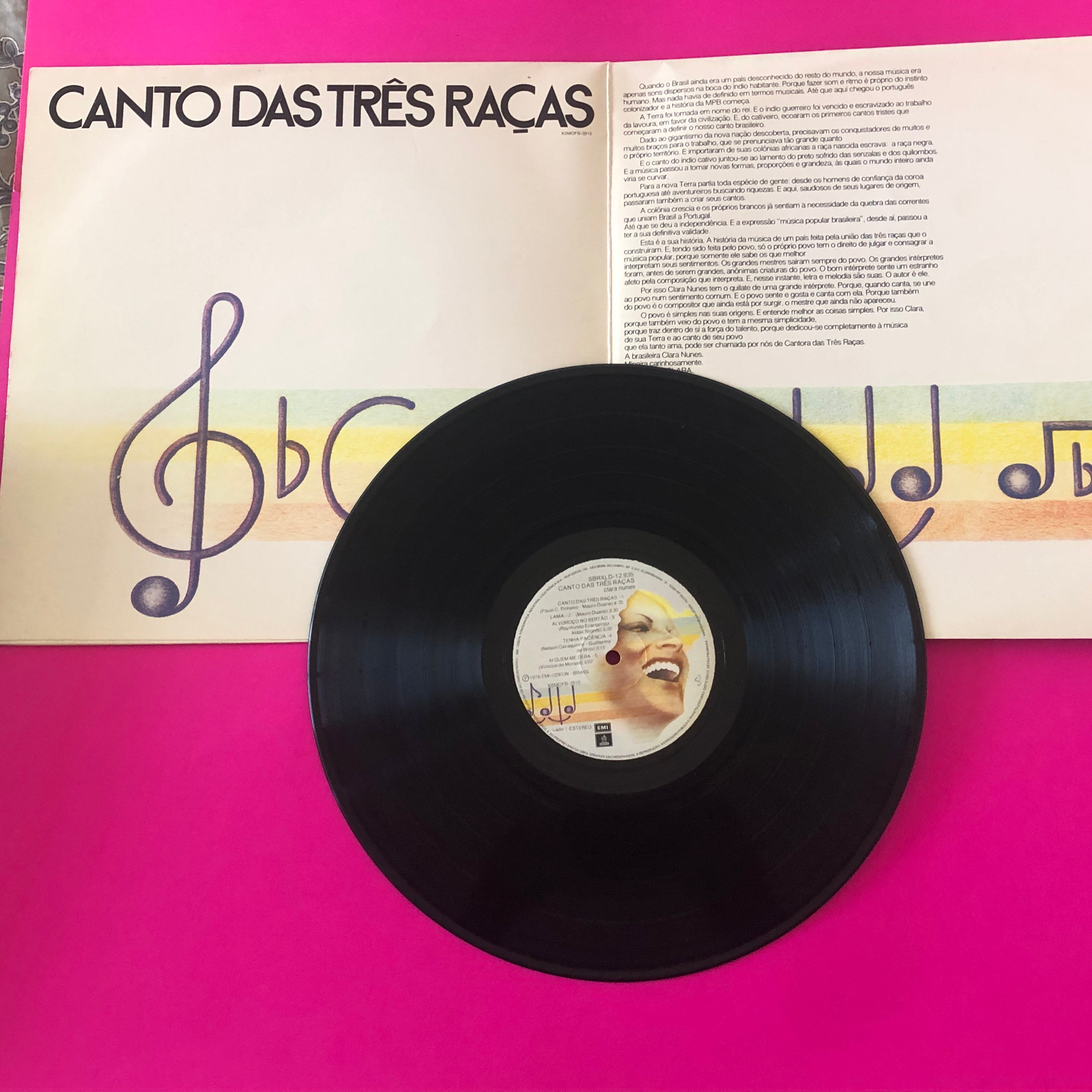 Clara Nunes : Canto Das Três Raças (LP, Album)