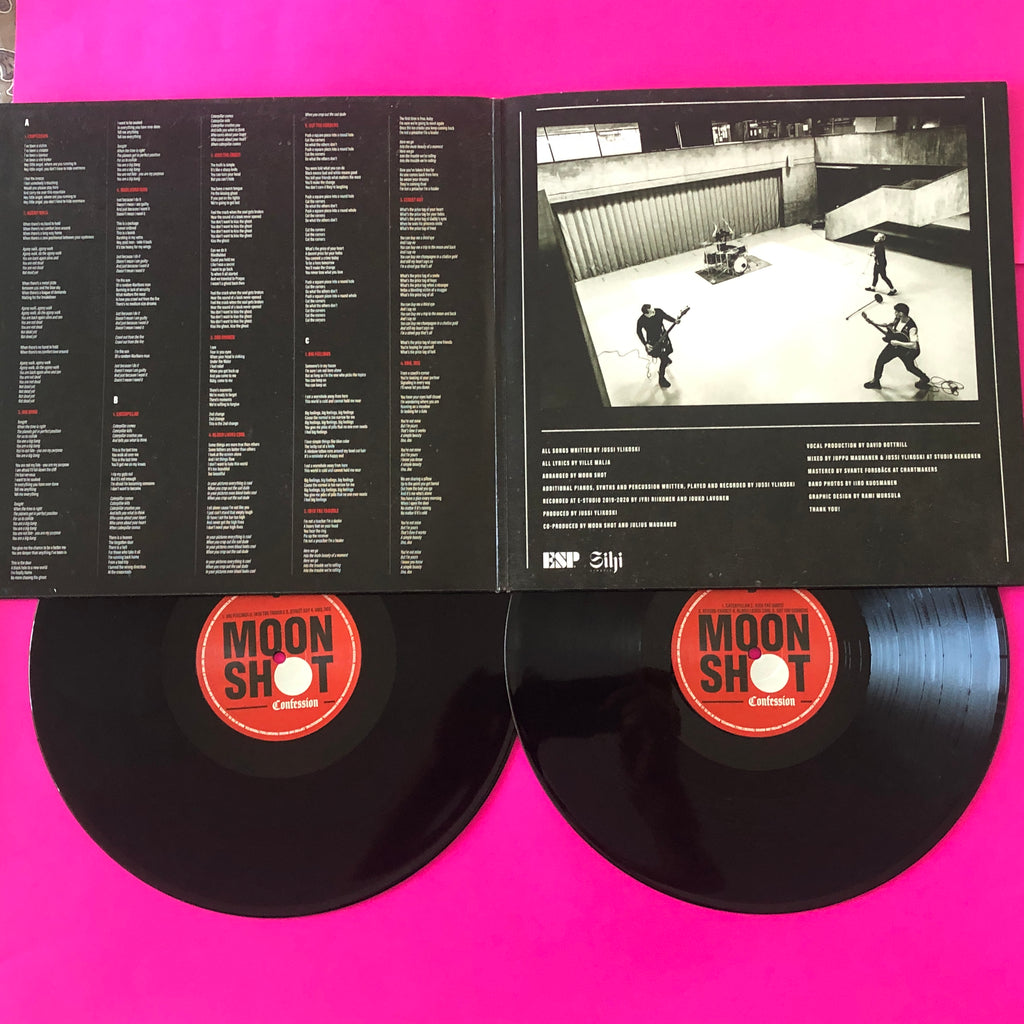 Moon Shot (2) : Confession (LP, Album + LP, S/Sided, Album, Etch + Album)