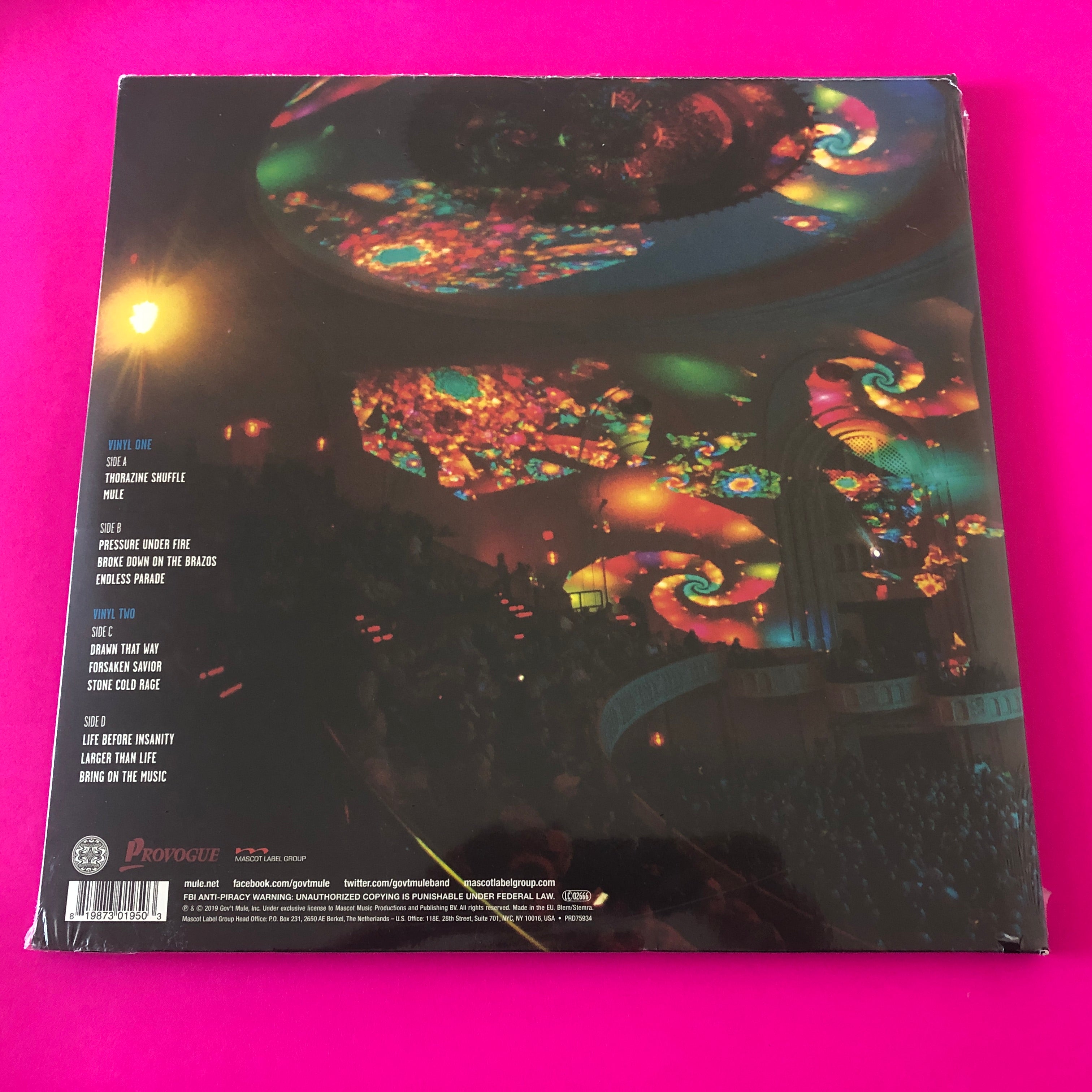 Gov't Mule : Bring On The Music / Live At The Capitol Theatre: Vol. 2 (2xLP, Album, Blu)