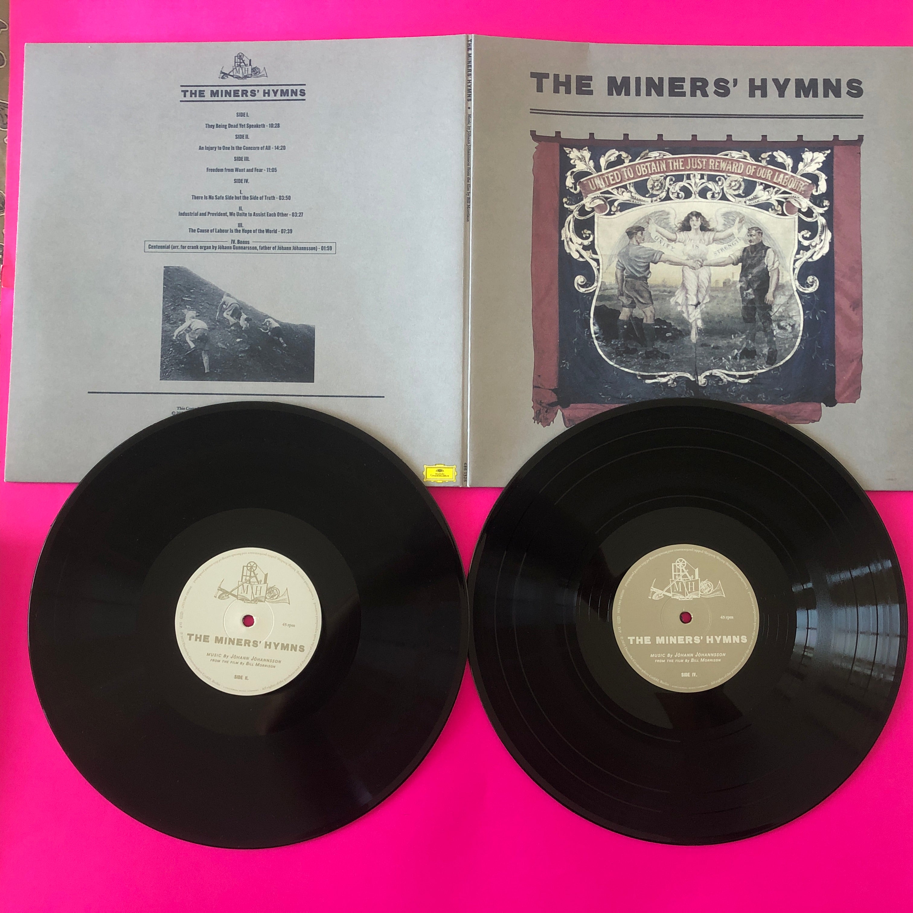 Jóhann Jóhannsson : The Miners' Hymns (2xLP, Album, RE, 180)