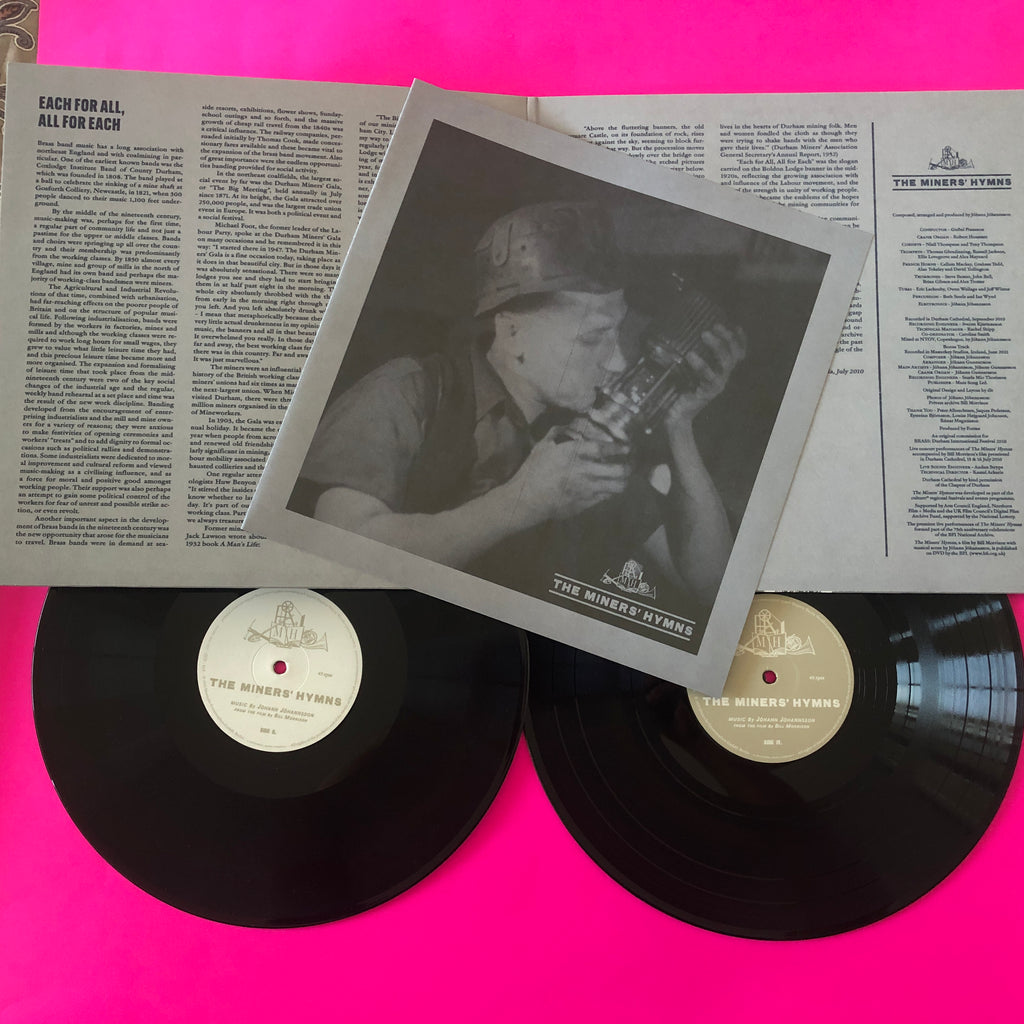 Jóhann Jóhannsson : The Miners' Hymns (2xLP, Album, RE, 180)