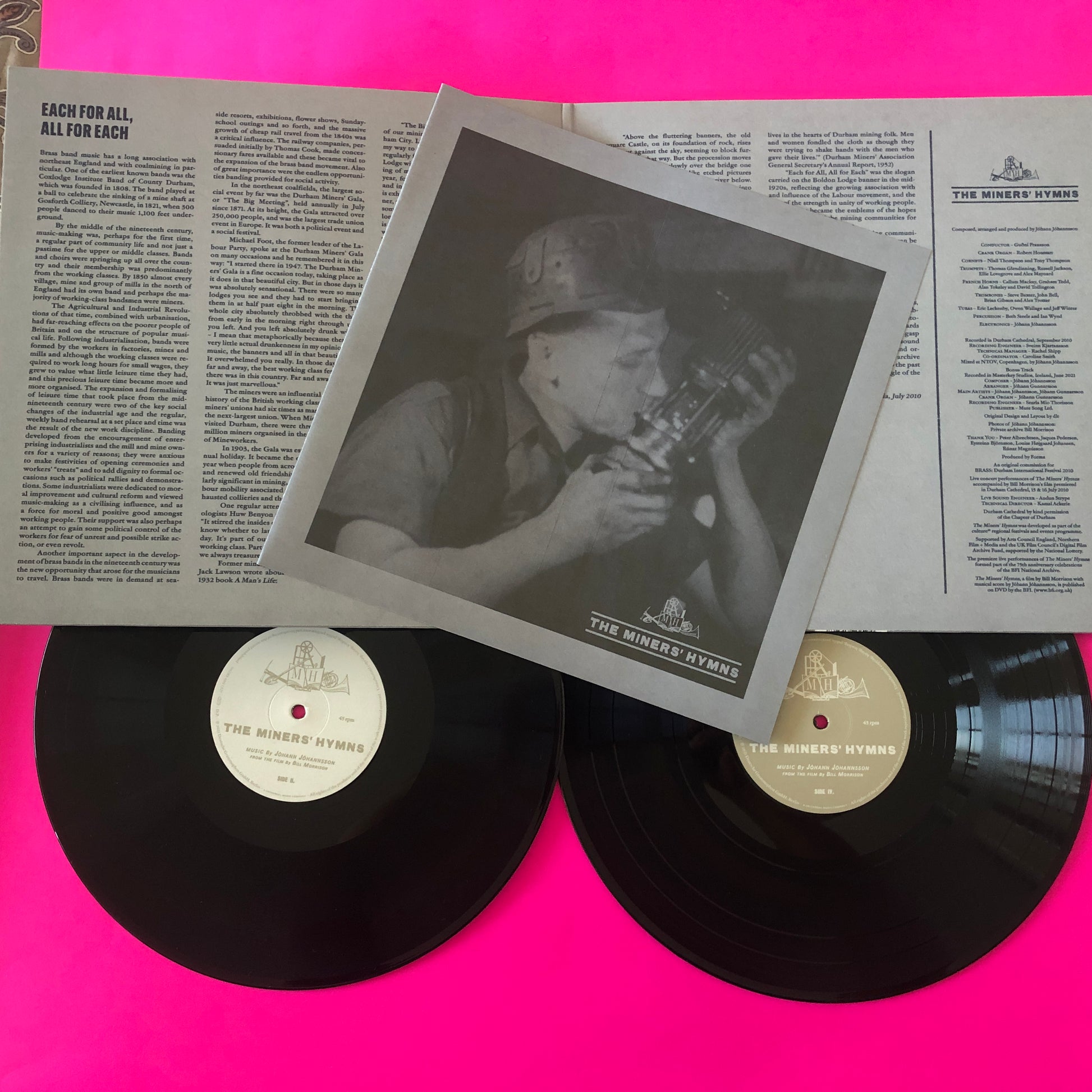 Jóhann Jóhannsson : The Miners' Hymns (2xLP, Album, RE, 180)