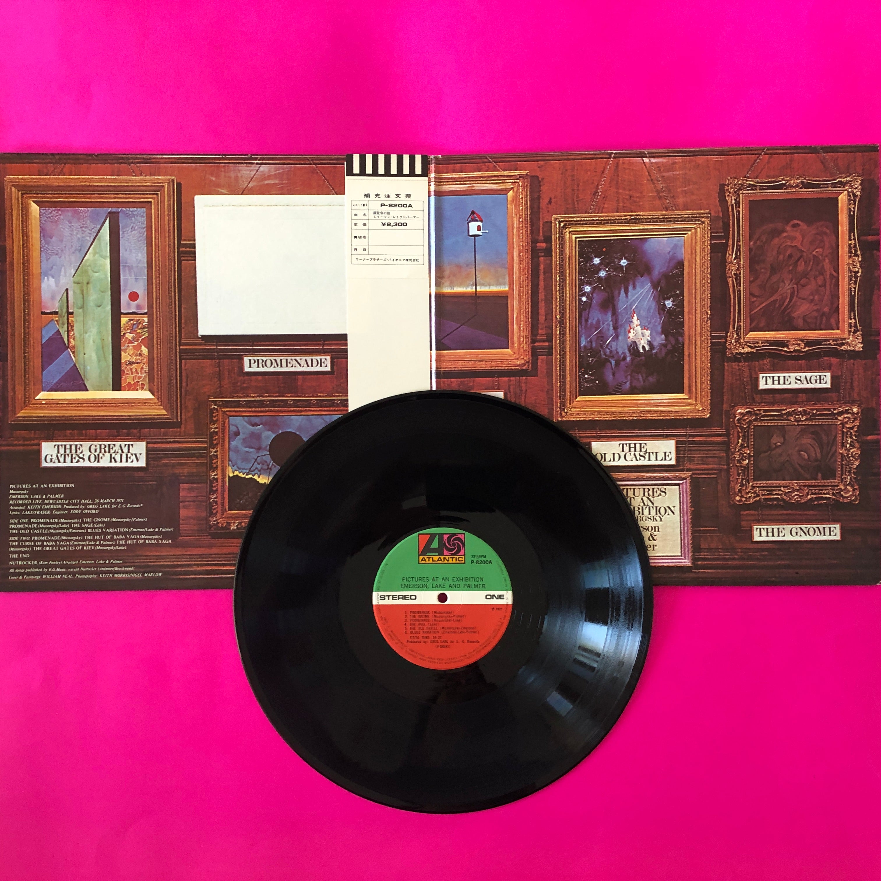 Emerson, Lake & Palmer : Pictures At An Exhibition (LP, Album, RE, Gat)