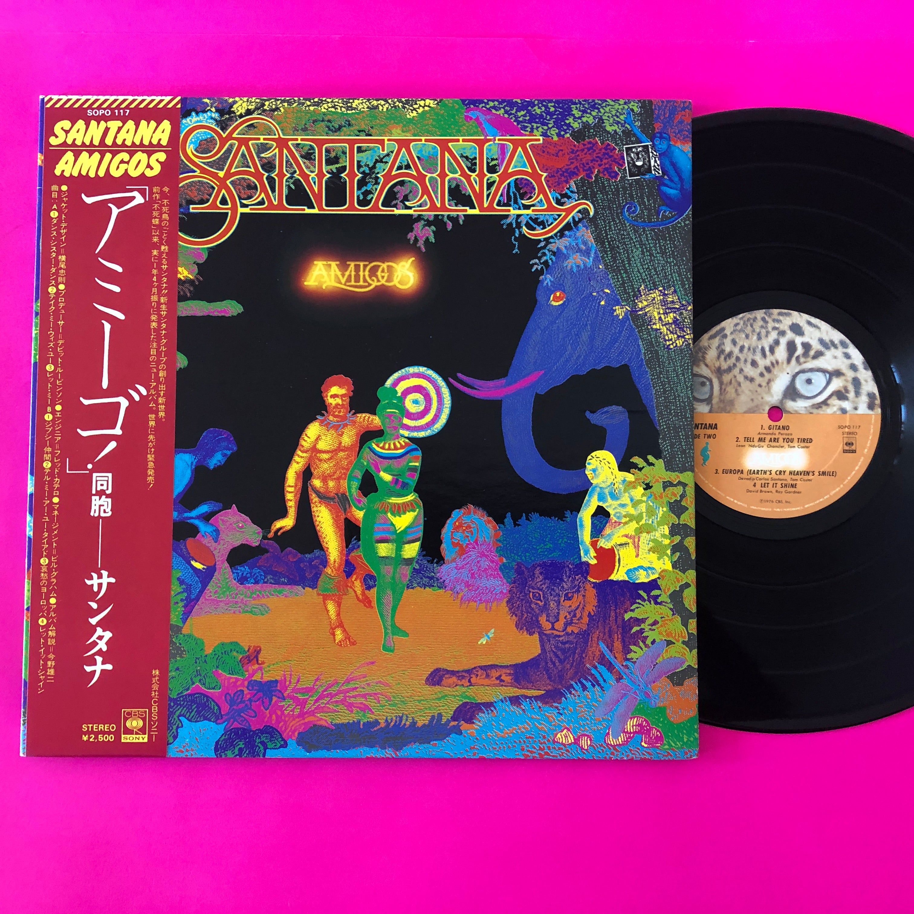 Santana : Amigos (LP, Album, Gat)