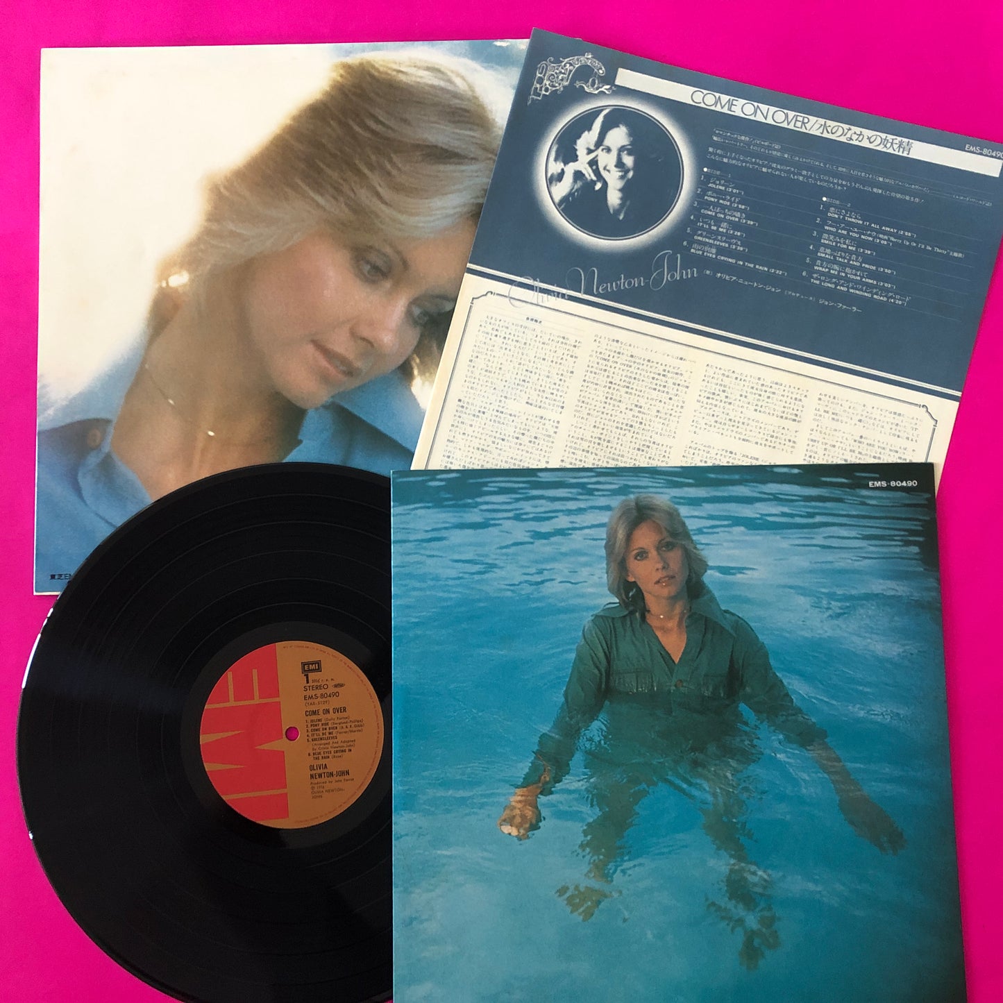 Olivia Newton-John = Olivia Newton-John : Come On Over = 水のなかの妖精 (LP, Album)