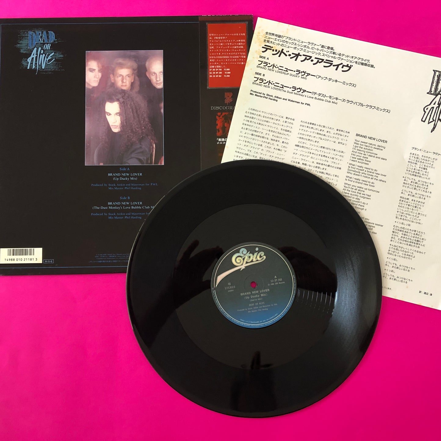 Dead Or Alive = Dead Or Alive : Brand New Lover = ブランド・ニュー・ラヴァー (12", Single)