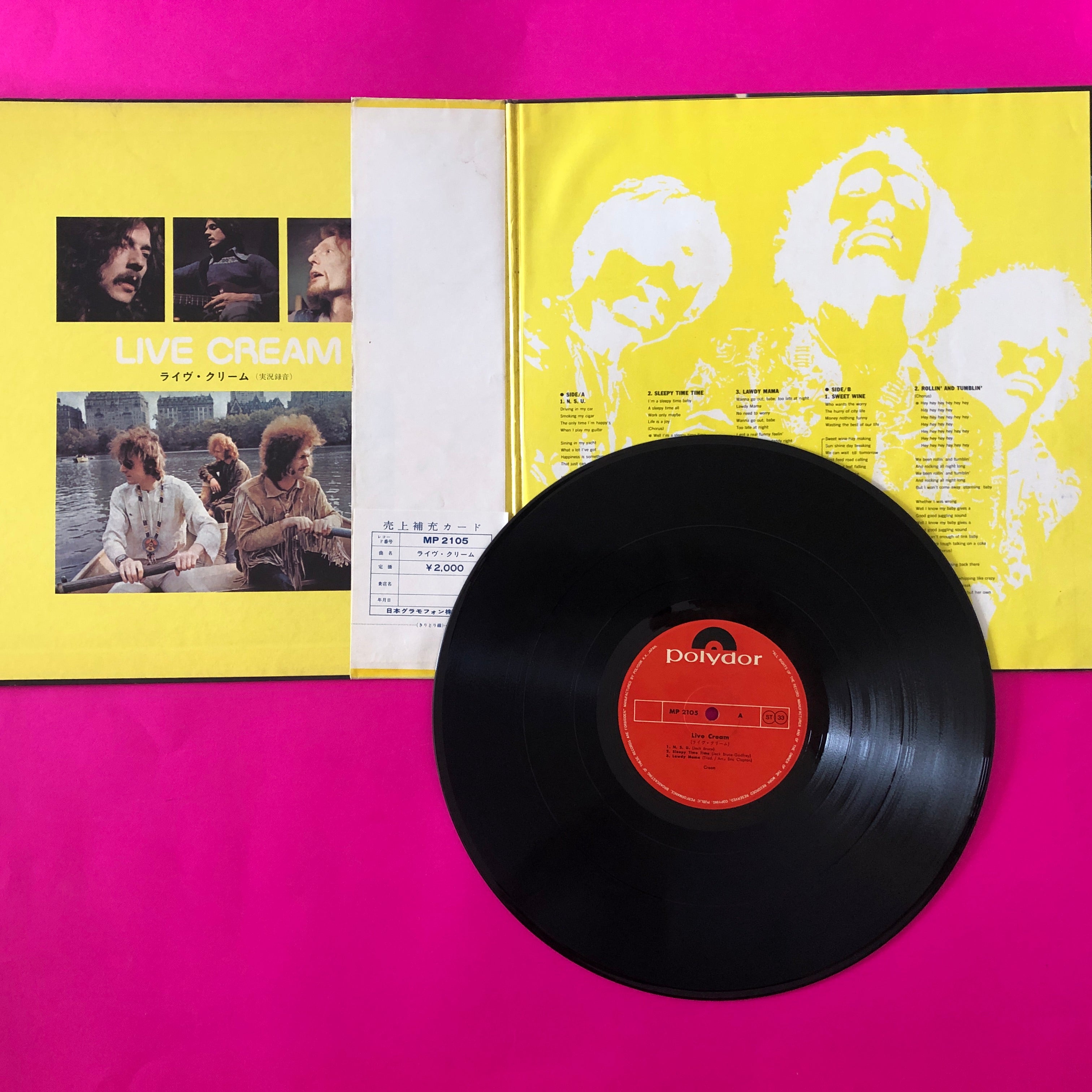 Cream (2) : Live Cream (LP, Album, Gat)