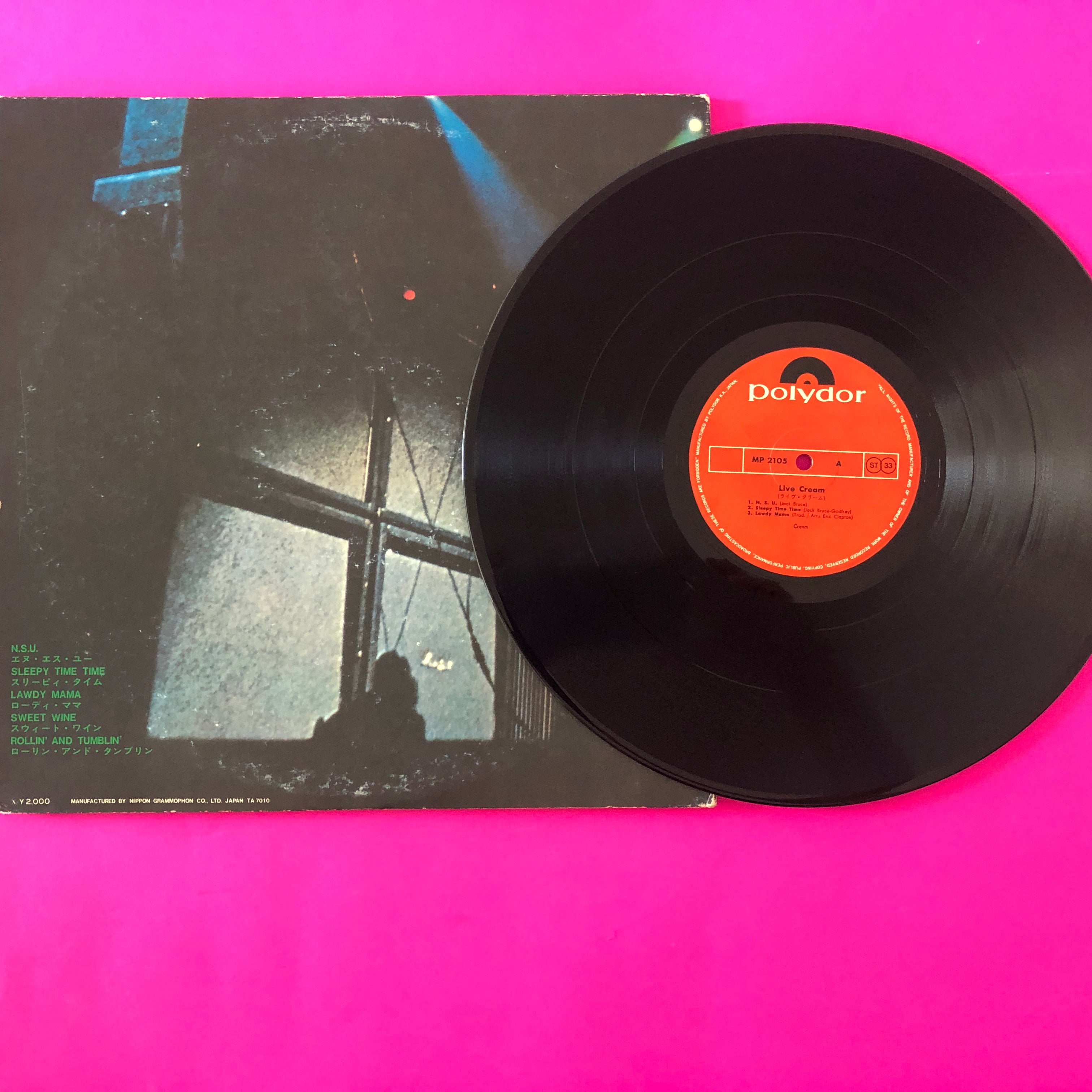 Cream (2) : Live Cream (LP, Album, Gat)