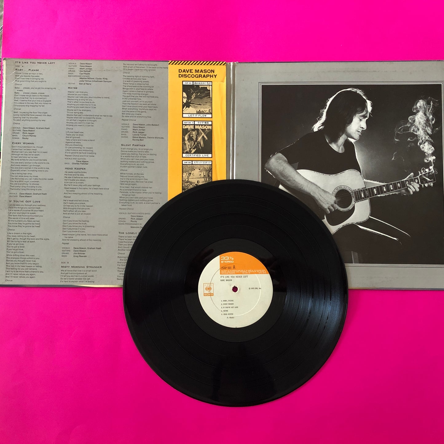 Dave Mason : It's Like You Never Left (LP, Album, RE, Gat)