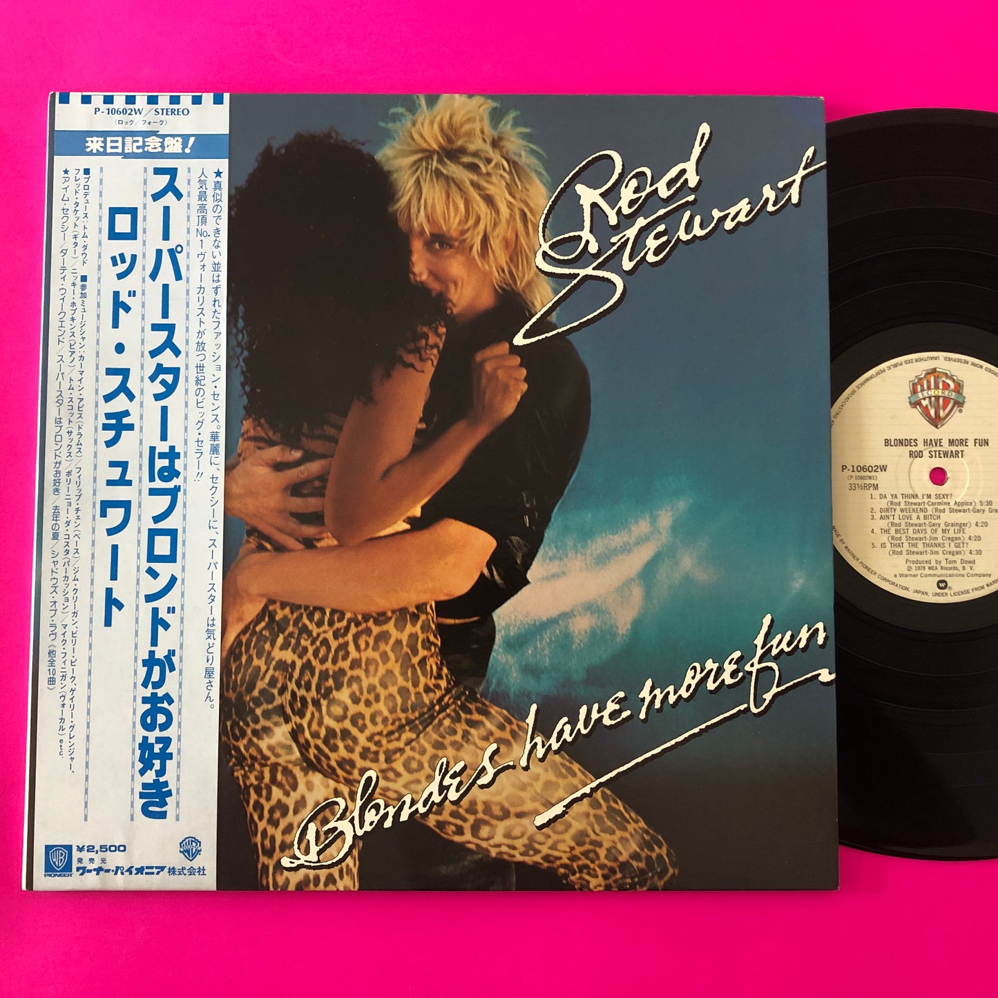 Rod Stewart : Blondes Have More Fun (LP, Album, Gat)