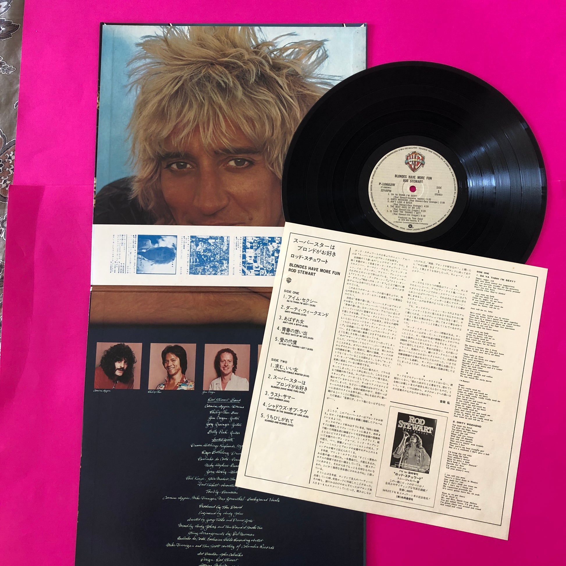 Rod Stewart : Blondes Have More Fun (LP, Album, Gat)
