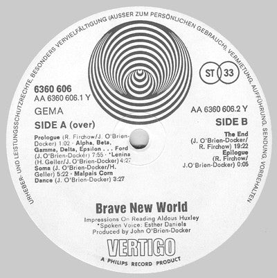 Brave New World (4) : Impressions On Reading Aldous Huxley (LP, Album)