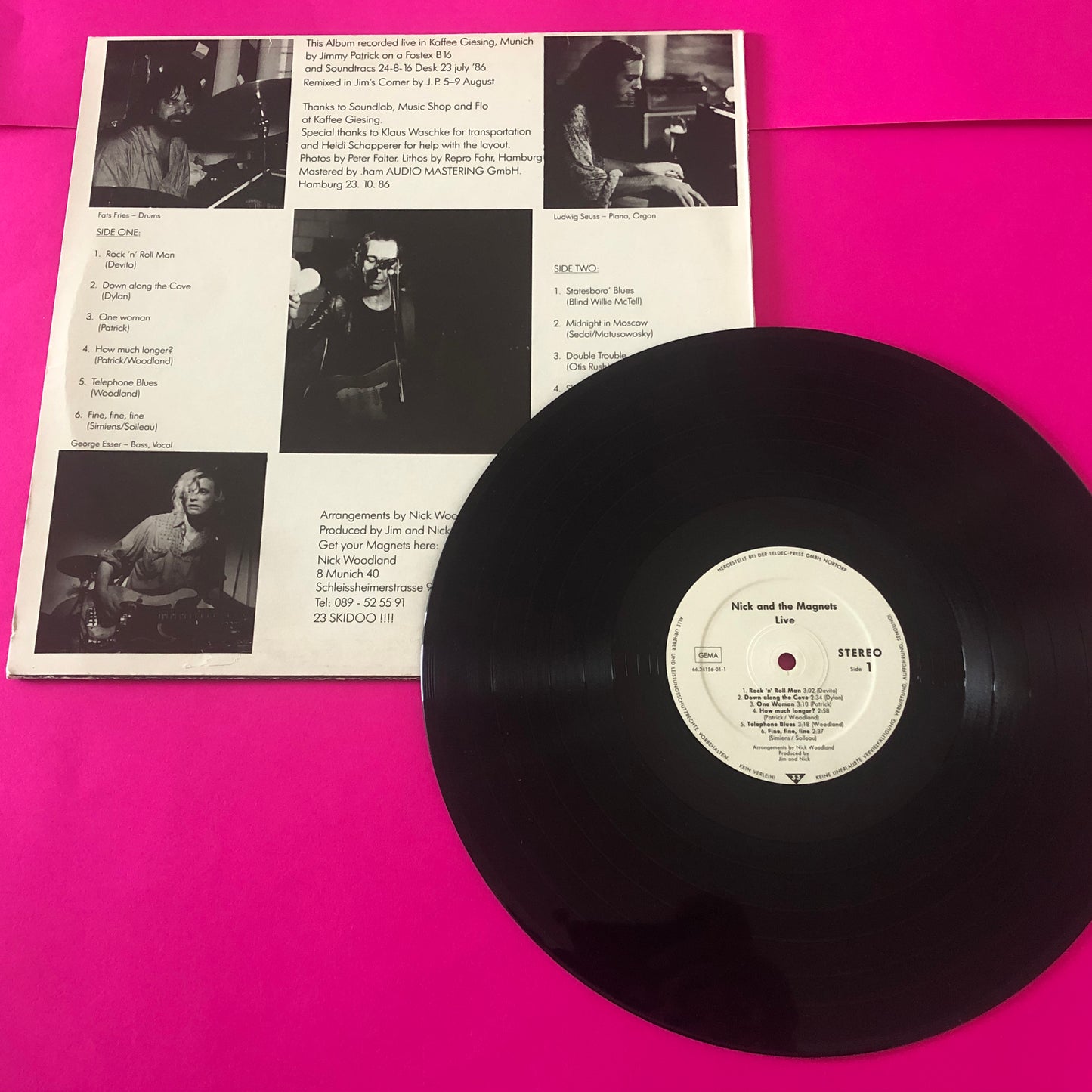 Nick And The Magnets : Live. (LP)