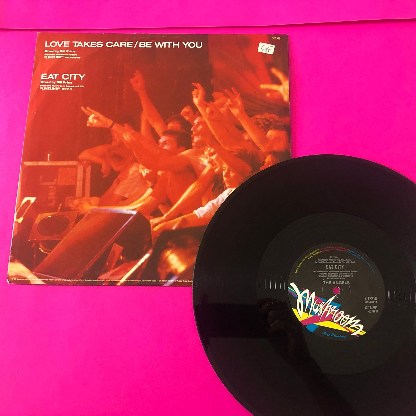 The Angels : Love Takes Care (12", Single)