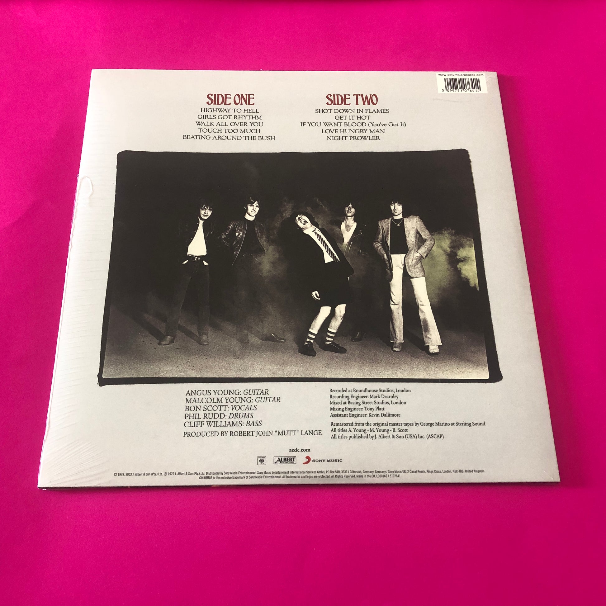 AC/DC : Highway To Hell (LP, Album, RE, RM, 180)