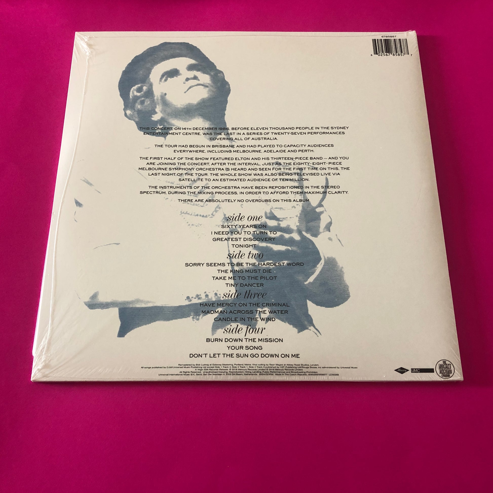 Elton John : Live In Australia (With The Melbourne Symphony Orchestra) (2xLP, RE, RM, 180)