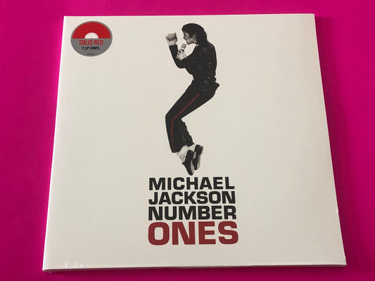 Michael Jackson : Number Ones (2xLP, Album, Comp, RE, Red)