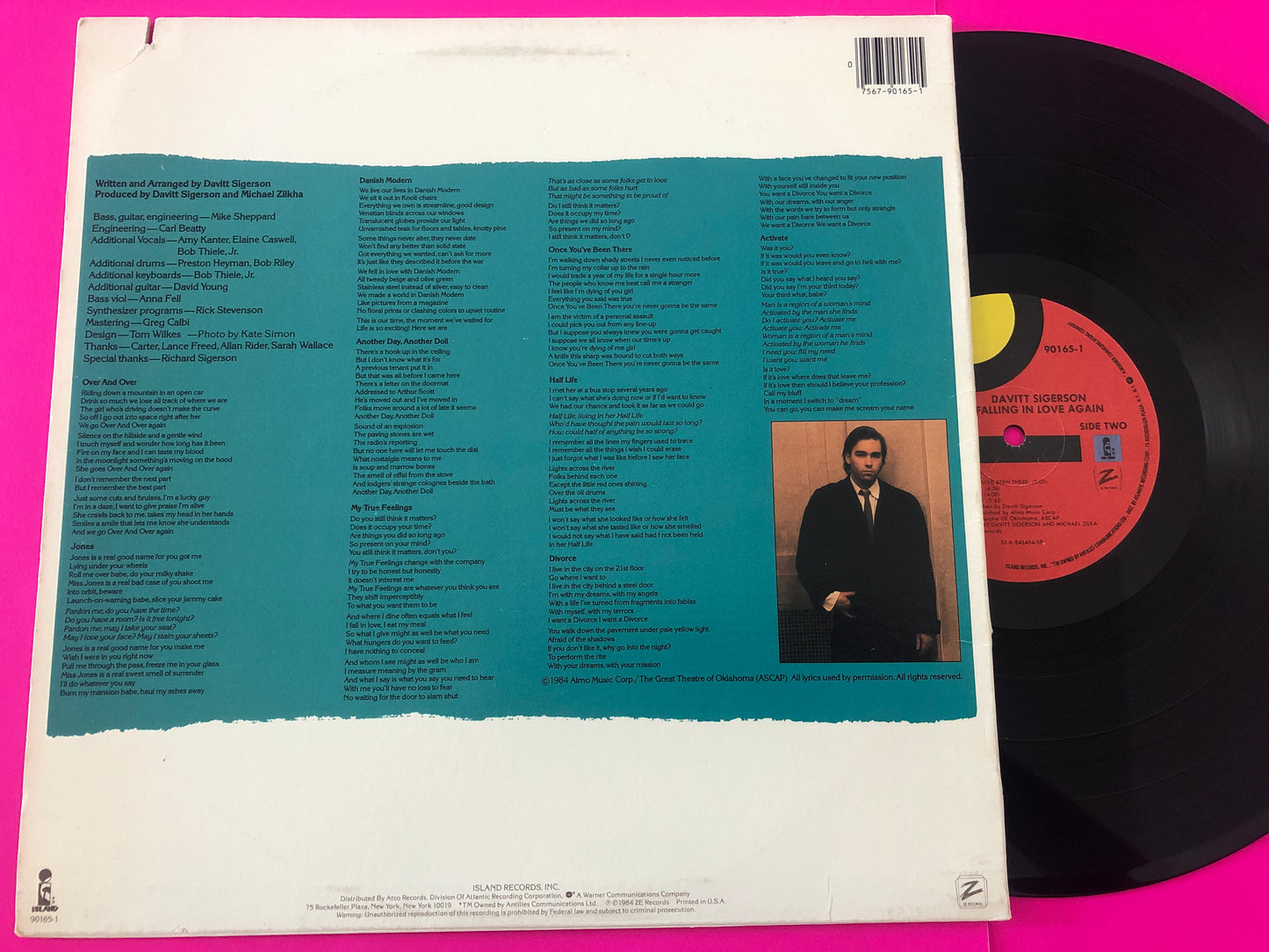 Davitt Sigerson : Falling In Love Again (LP, Album, All)