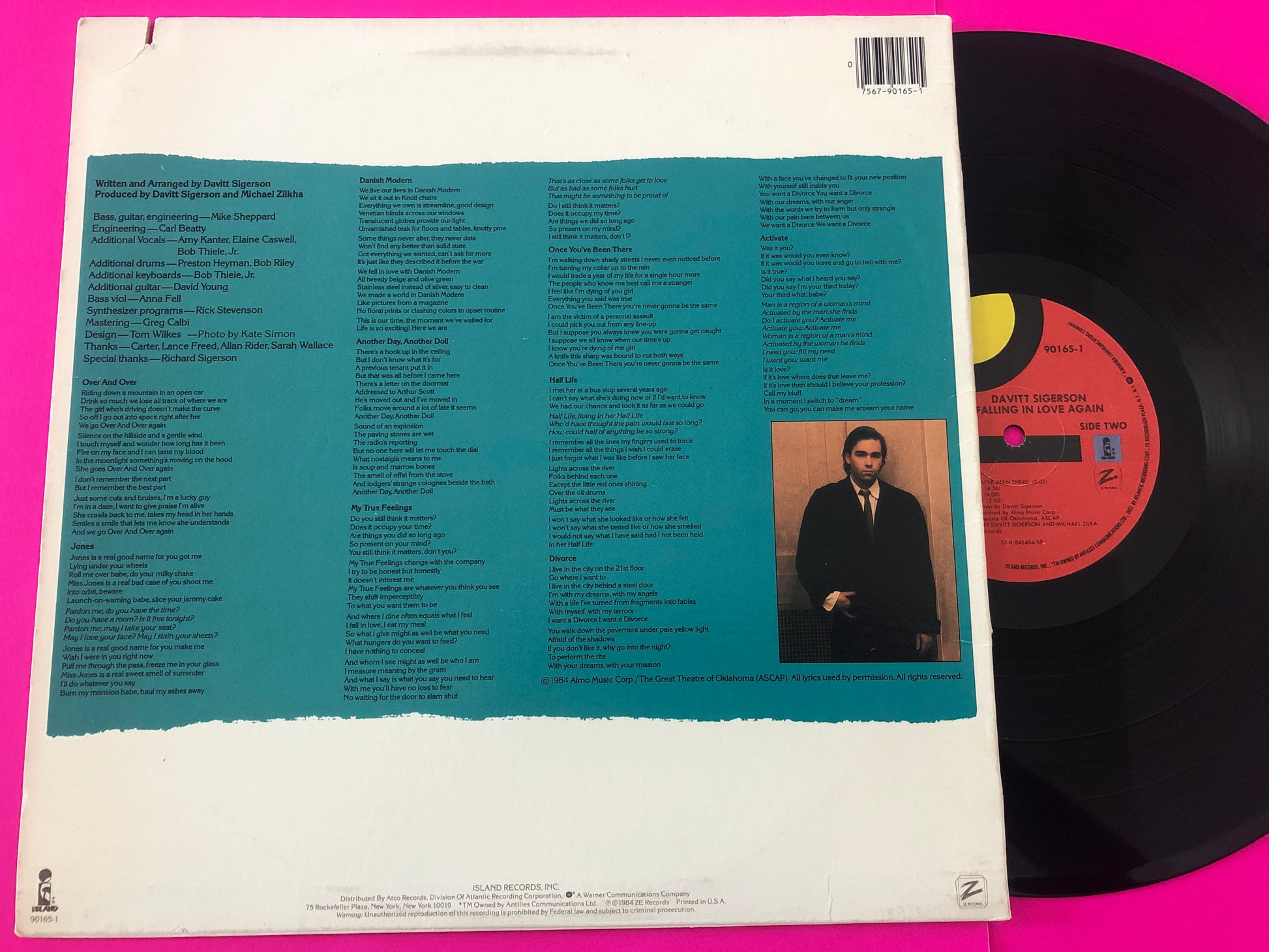 Davitt Sigerson : Falling In Love Again (LP, Album, All)