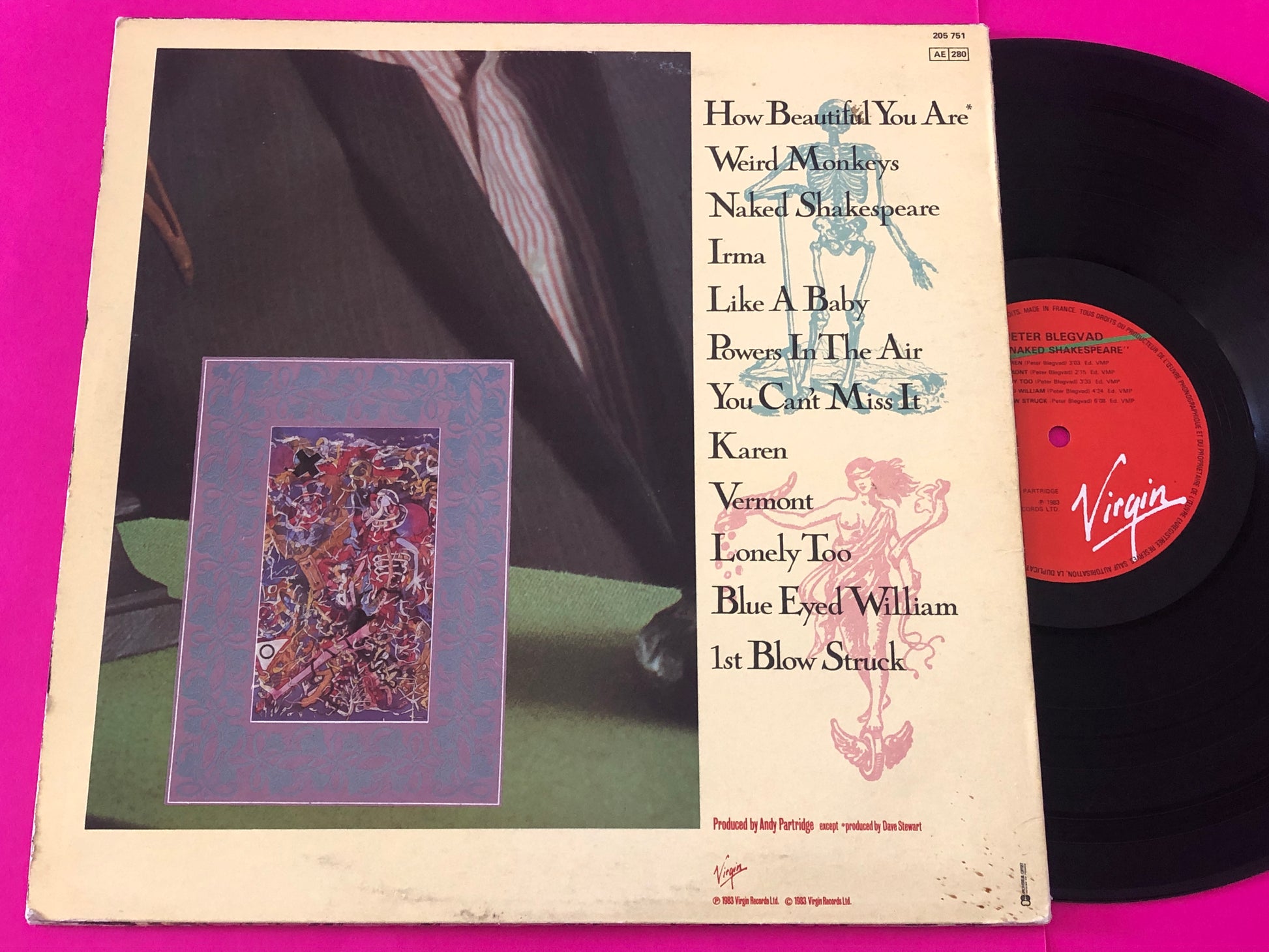 Peter Blegvad : The Naked Shakespeare (LP, Album)