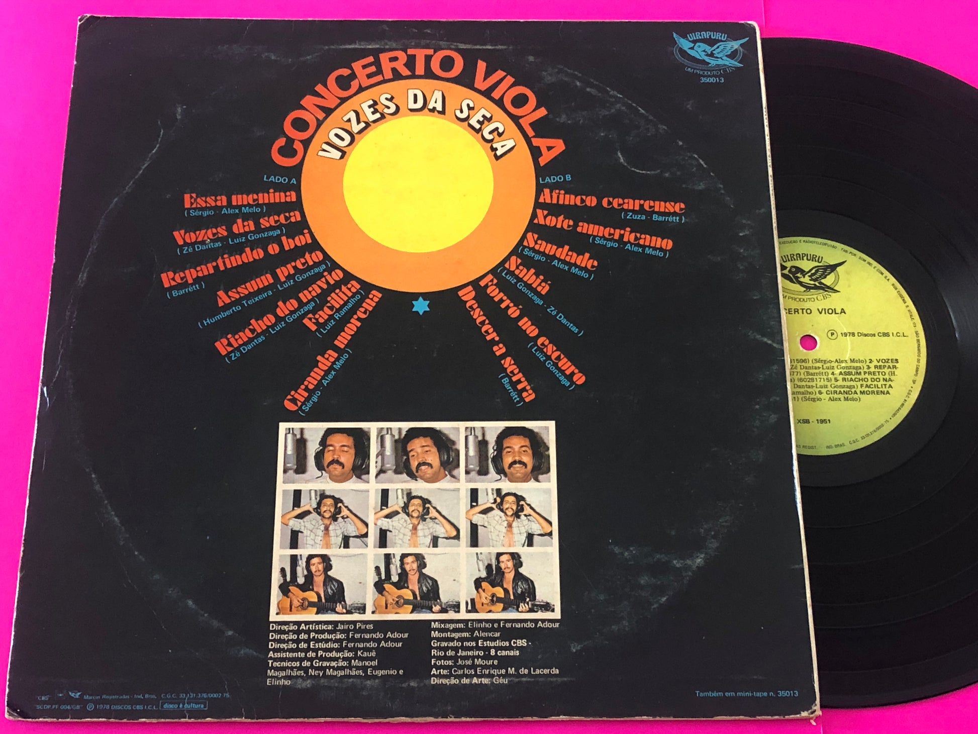 Conjunto Concerto Viola : Vozes da Seca (LP, Album)