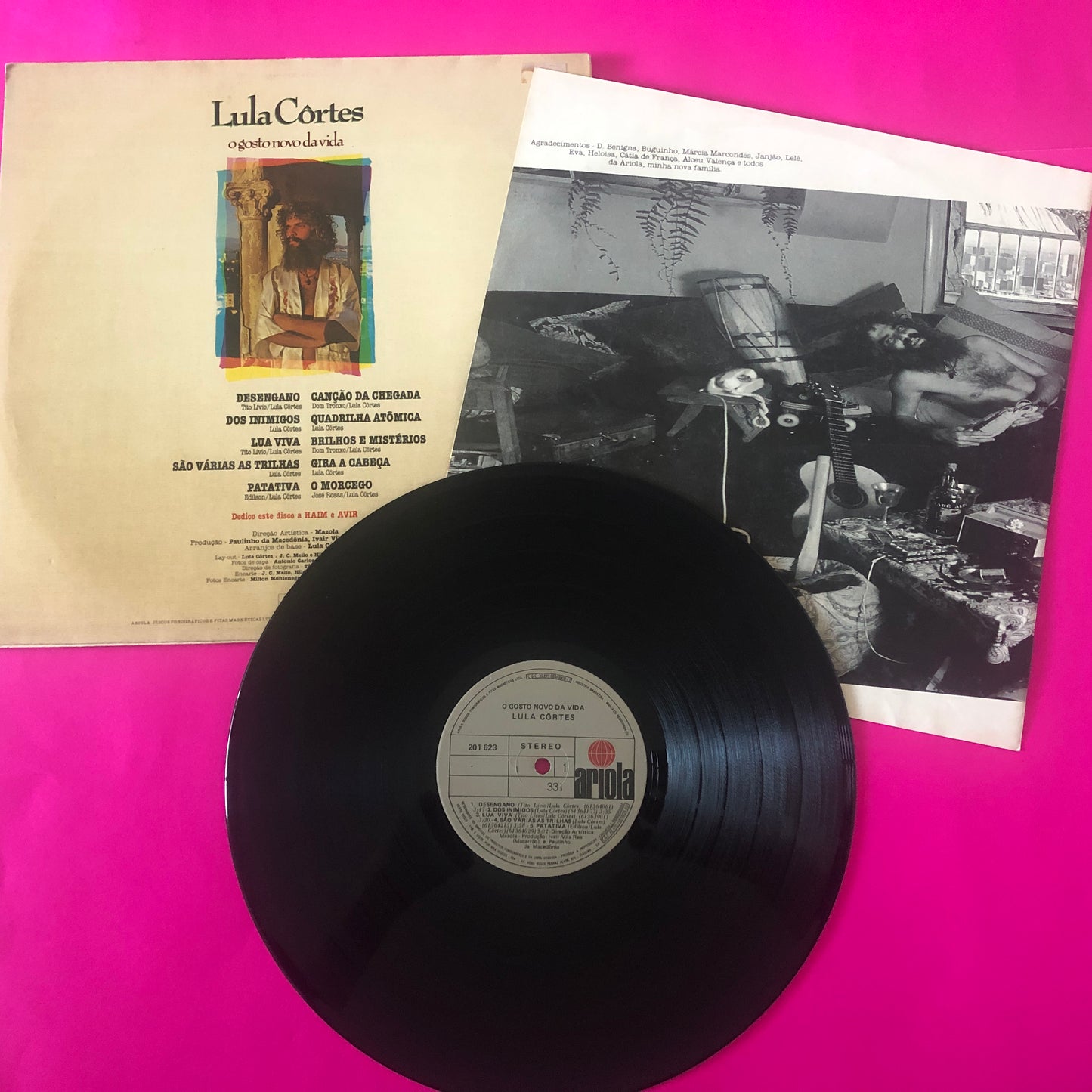 Lula Côrtes : O Gosto Novo Da Vida (LP, Album)