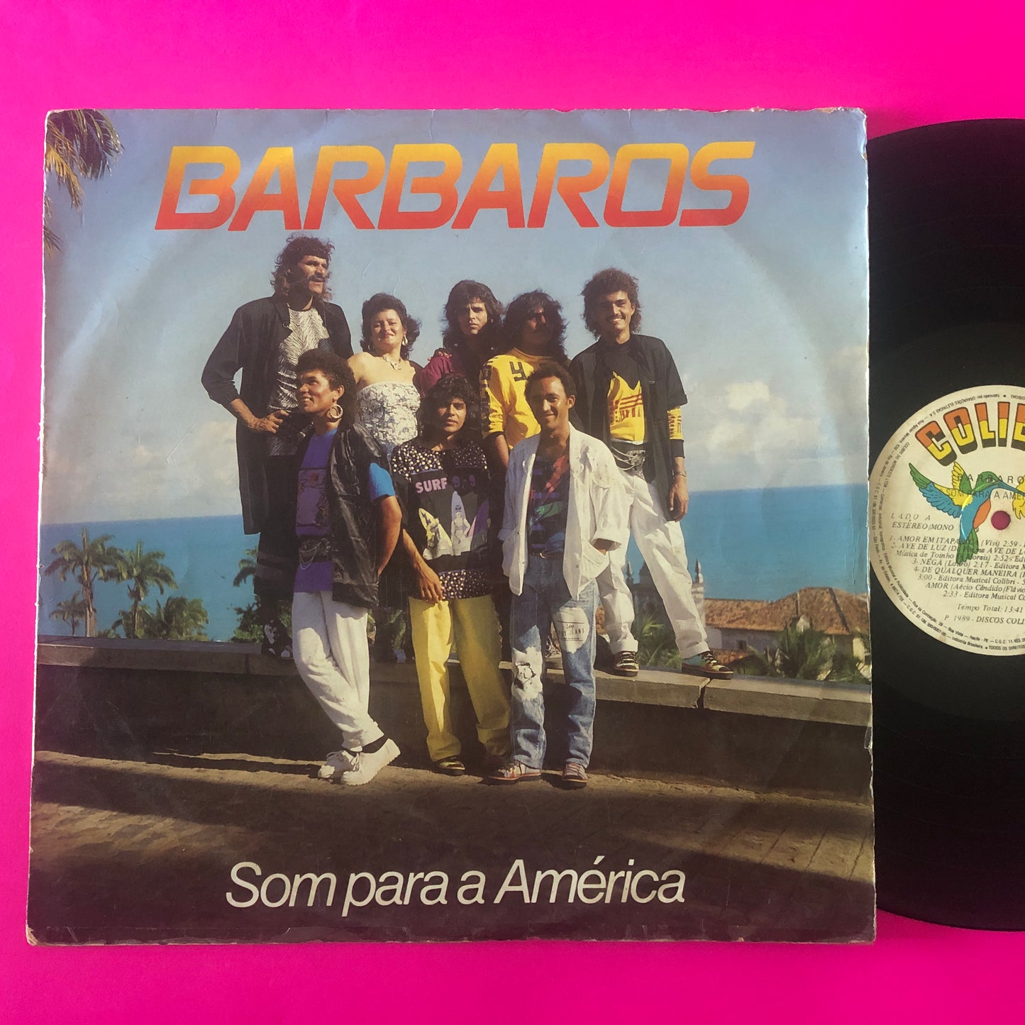 Barbaros (3) : Som Para A América (LP, Album, Mono)