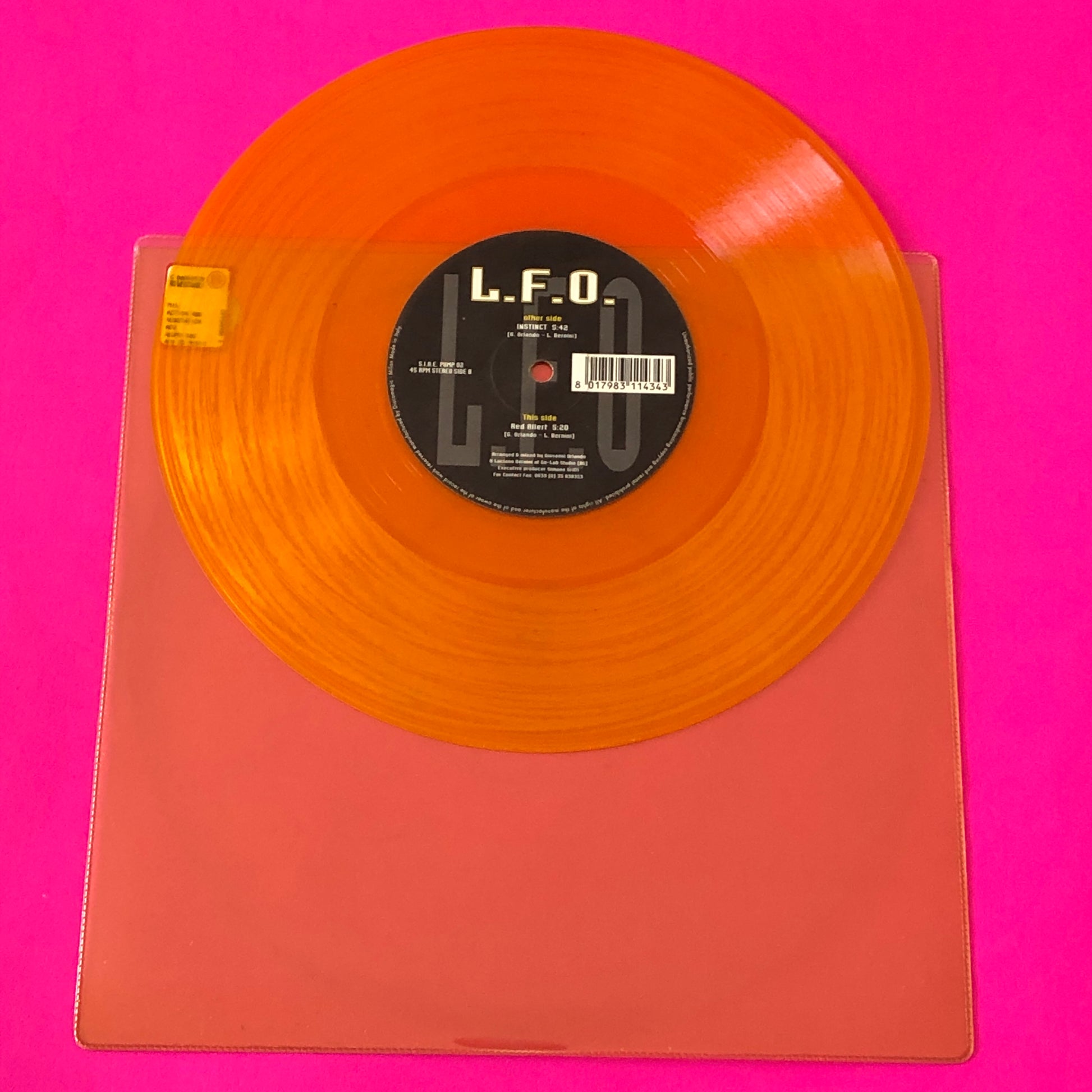 L.F.O. : Instinct (10", Ora)
