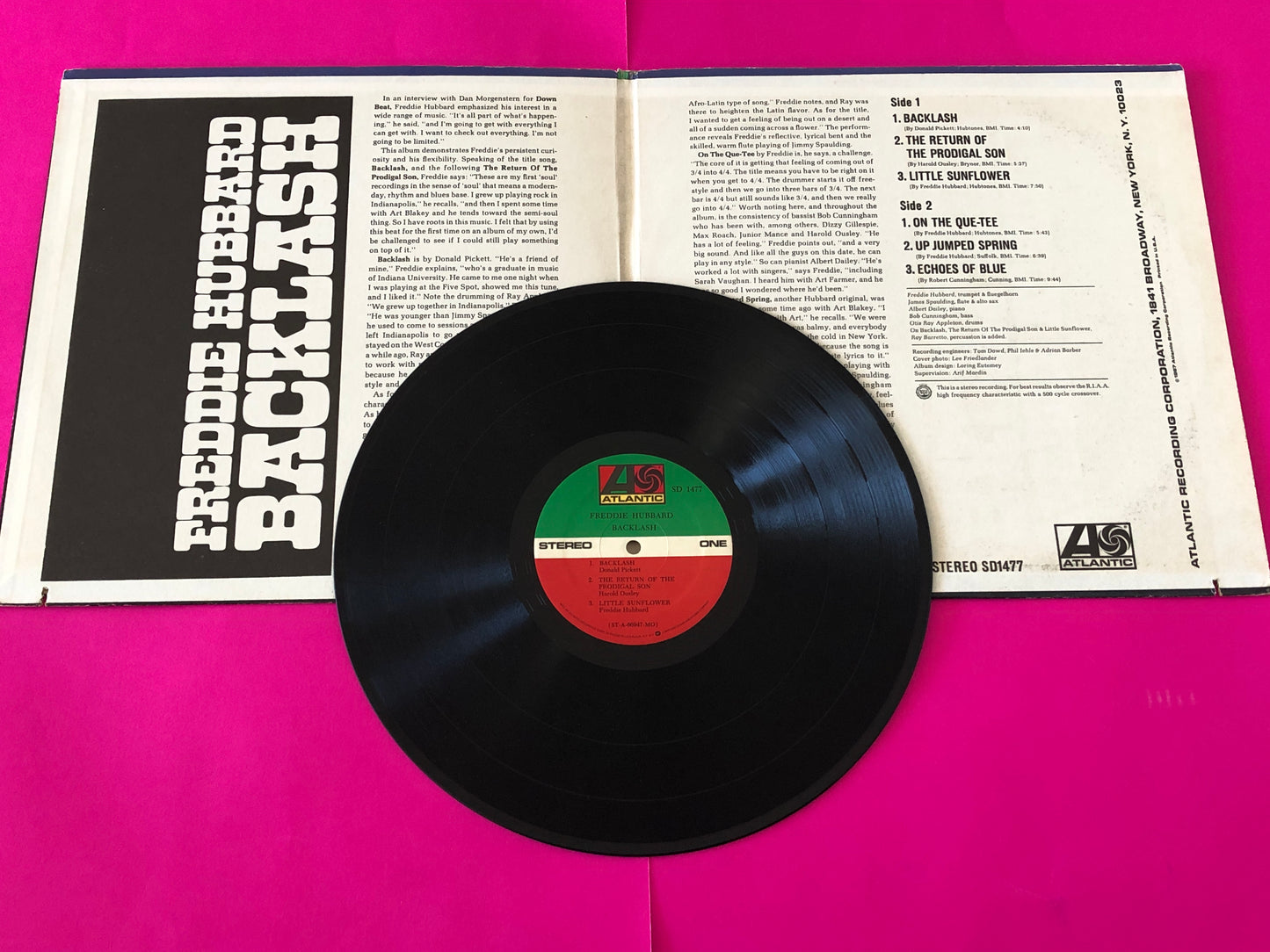 Freddie Hubbard : Backlash (LP, Album, RE, Gat)
