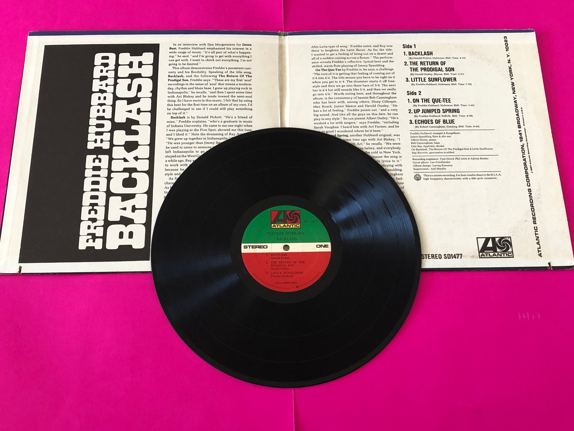 Freddie Hubbard : Backlash (LP, Album, RE, Gat)