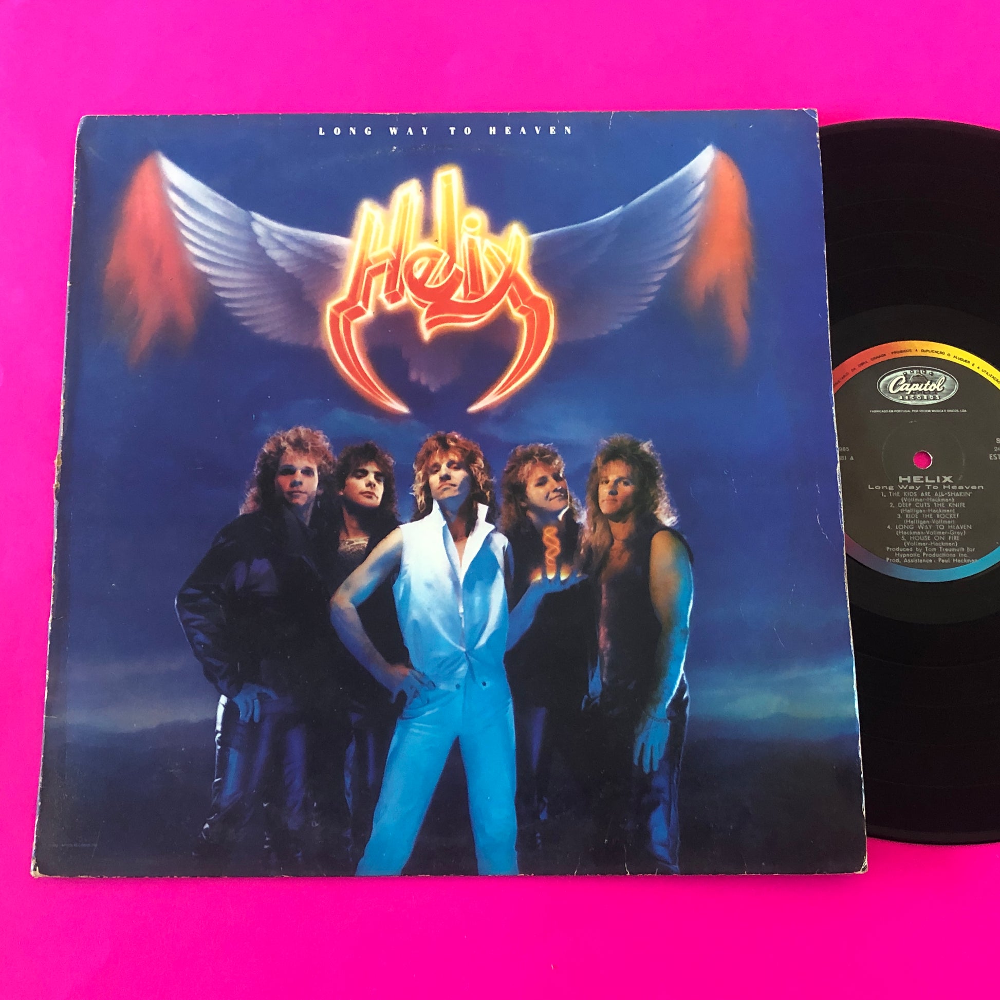 Helix (3) : Long Way To Heaven (LP, Album)