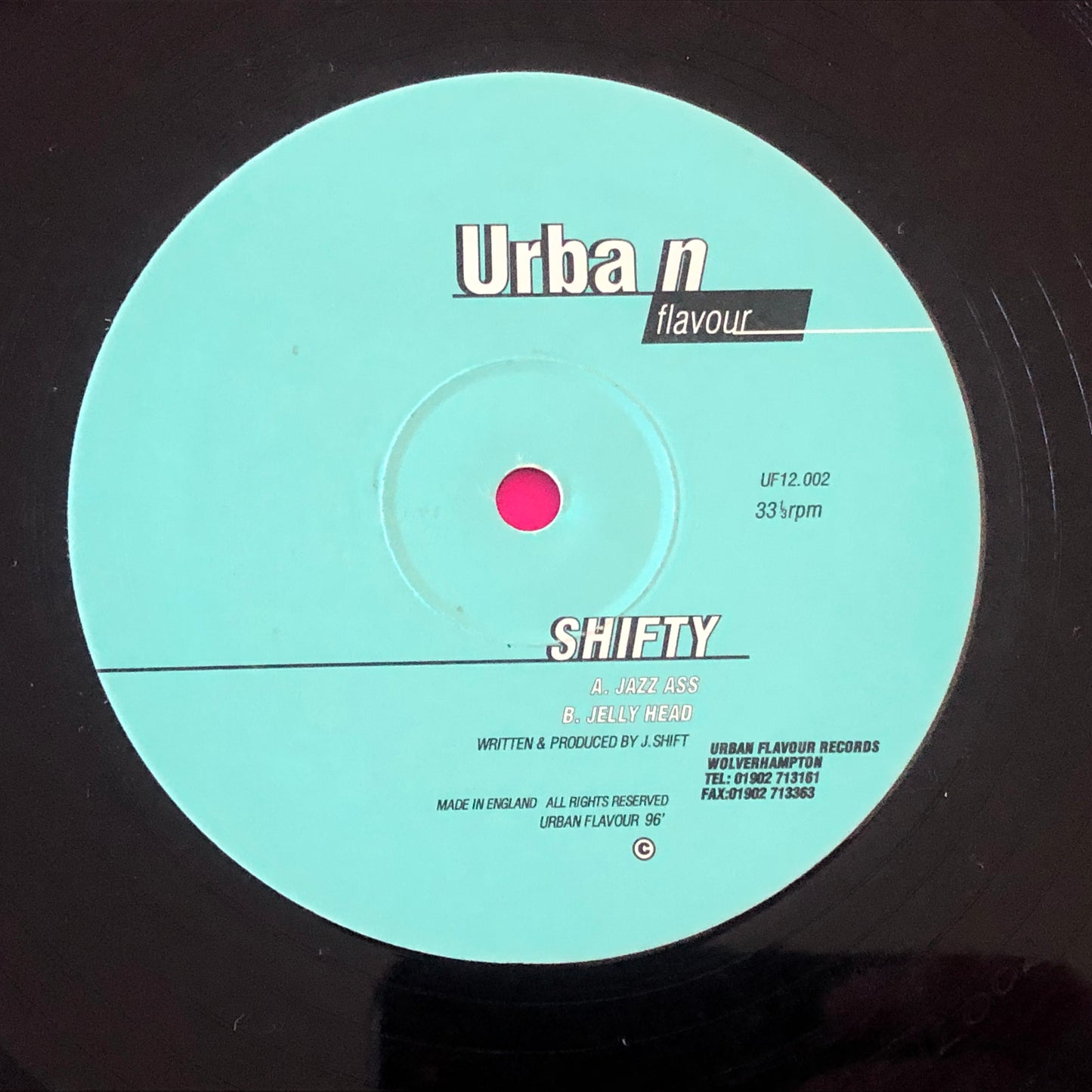 Shifty : Jazz Ass / Jelly Head (12")