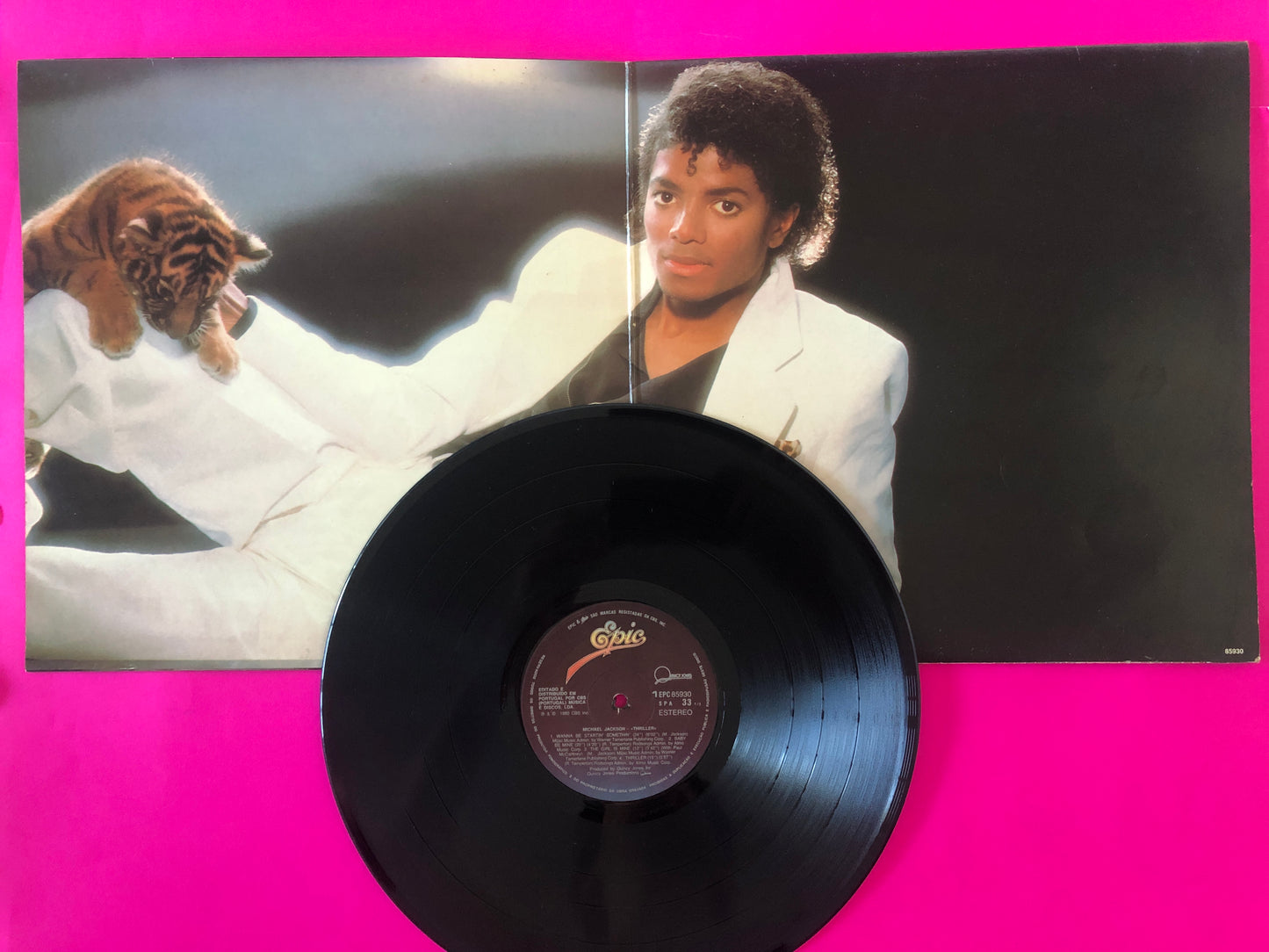 Michael Jackson : Thriller (LP, Album, Gat)