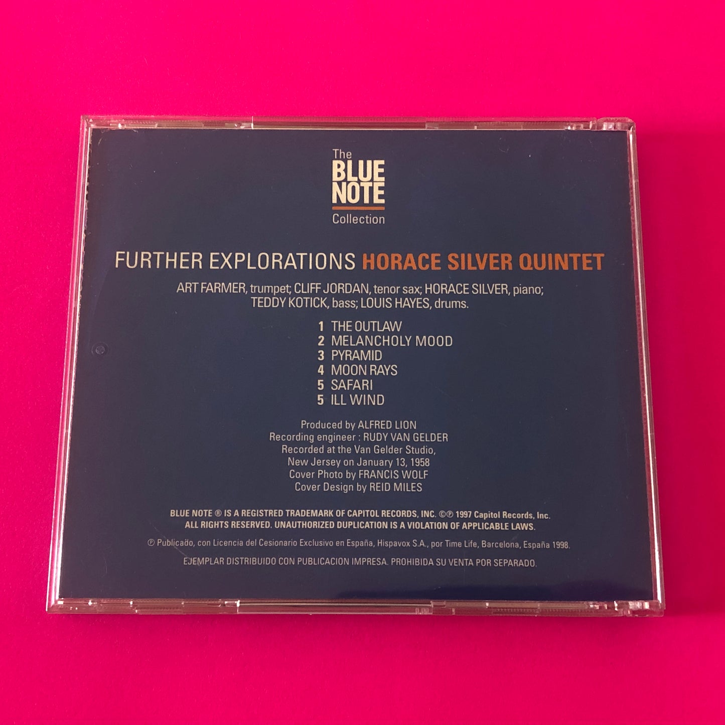 The Horace Silver Quintet : Further Explorations (CD, Album, RE)